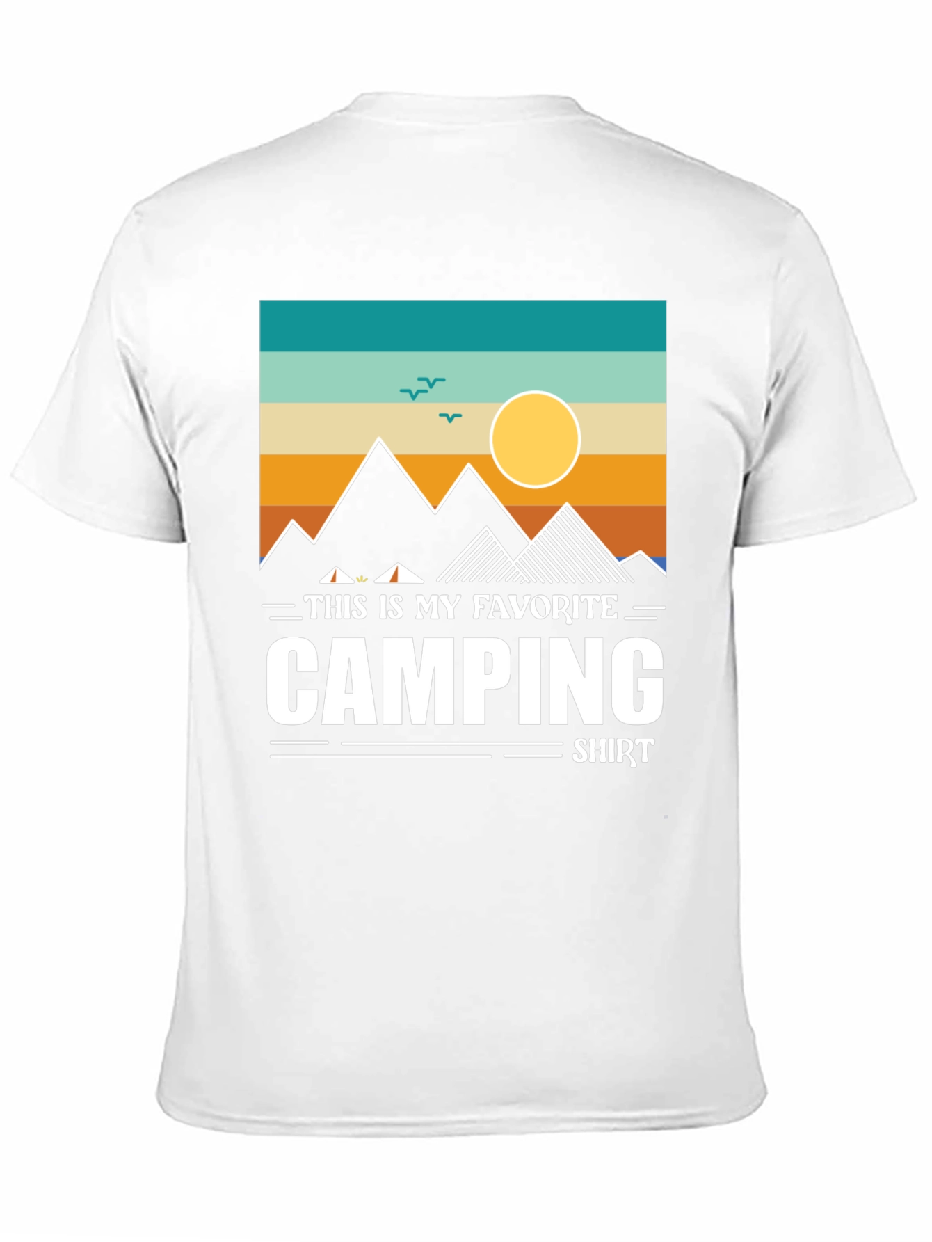 Black Camping Favorite Shirt Graphic Tee view 11