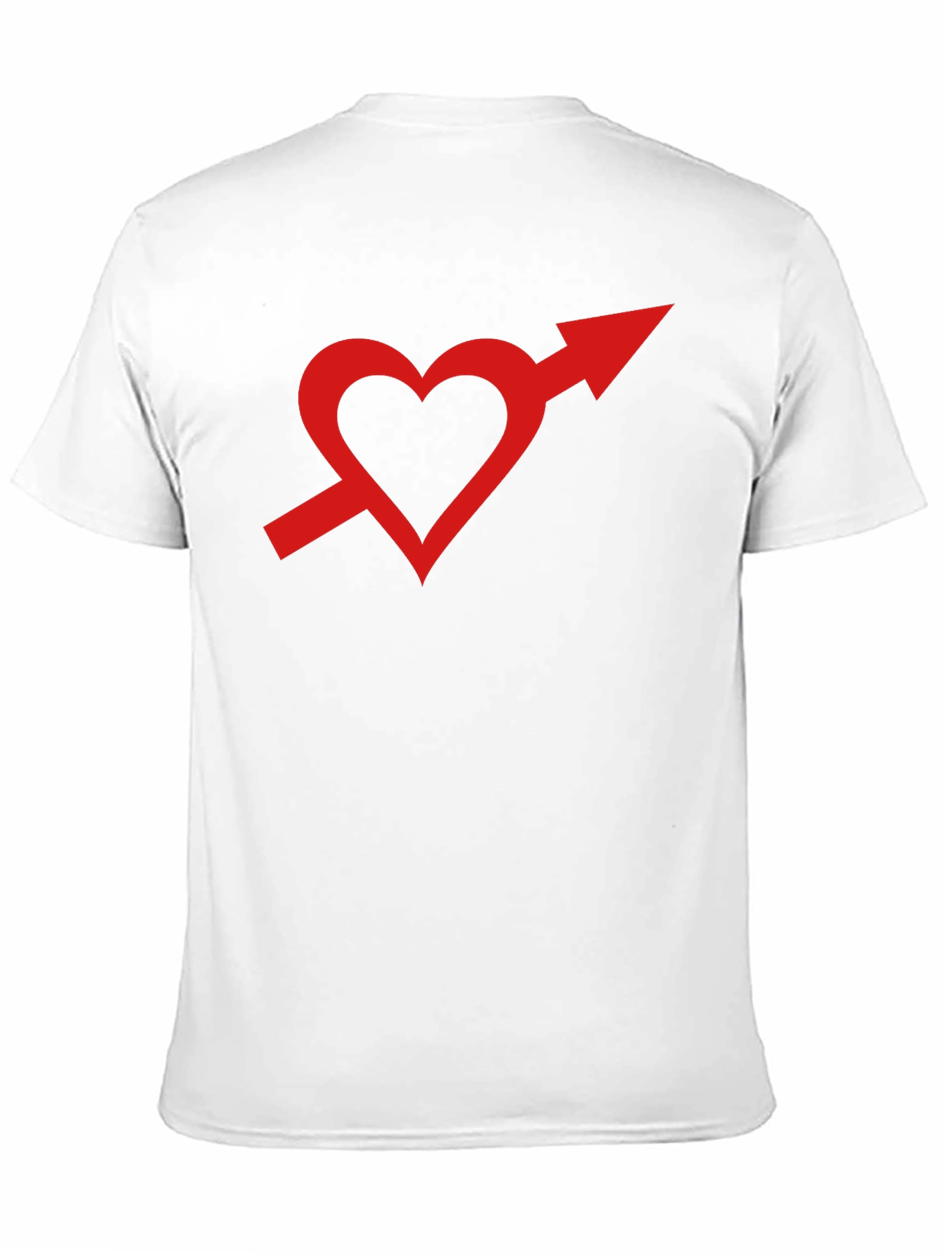 Black Heart Arrow Graphic Tee - Stylish Unisex T-Shirt view 11