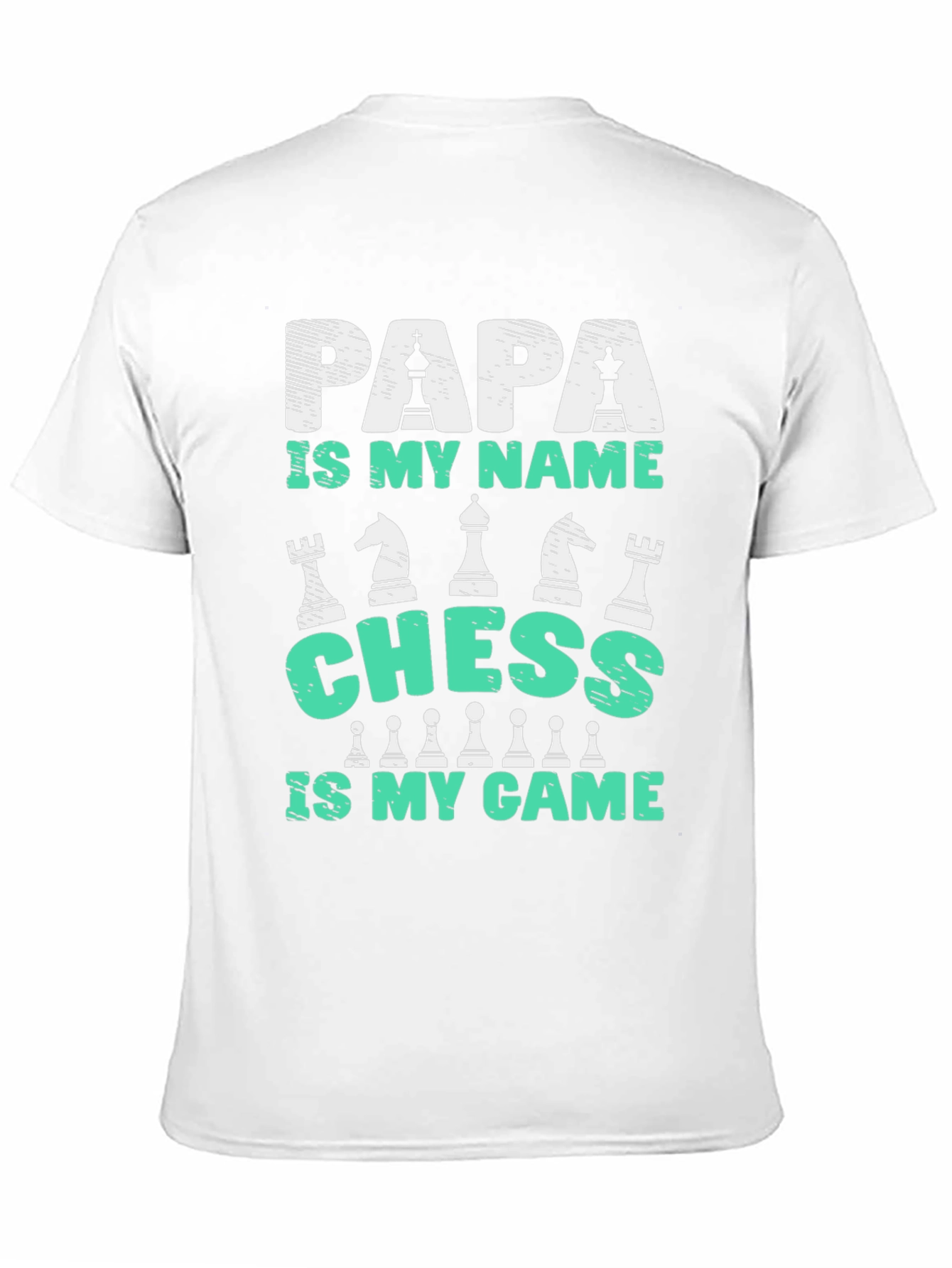 Black Papa Chess T-Shirt - 'Is My Name Is My Game' Tee view 11