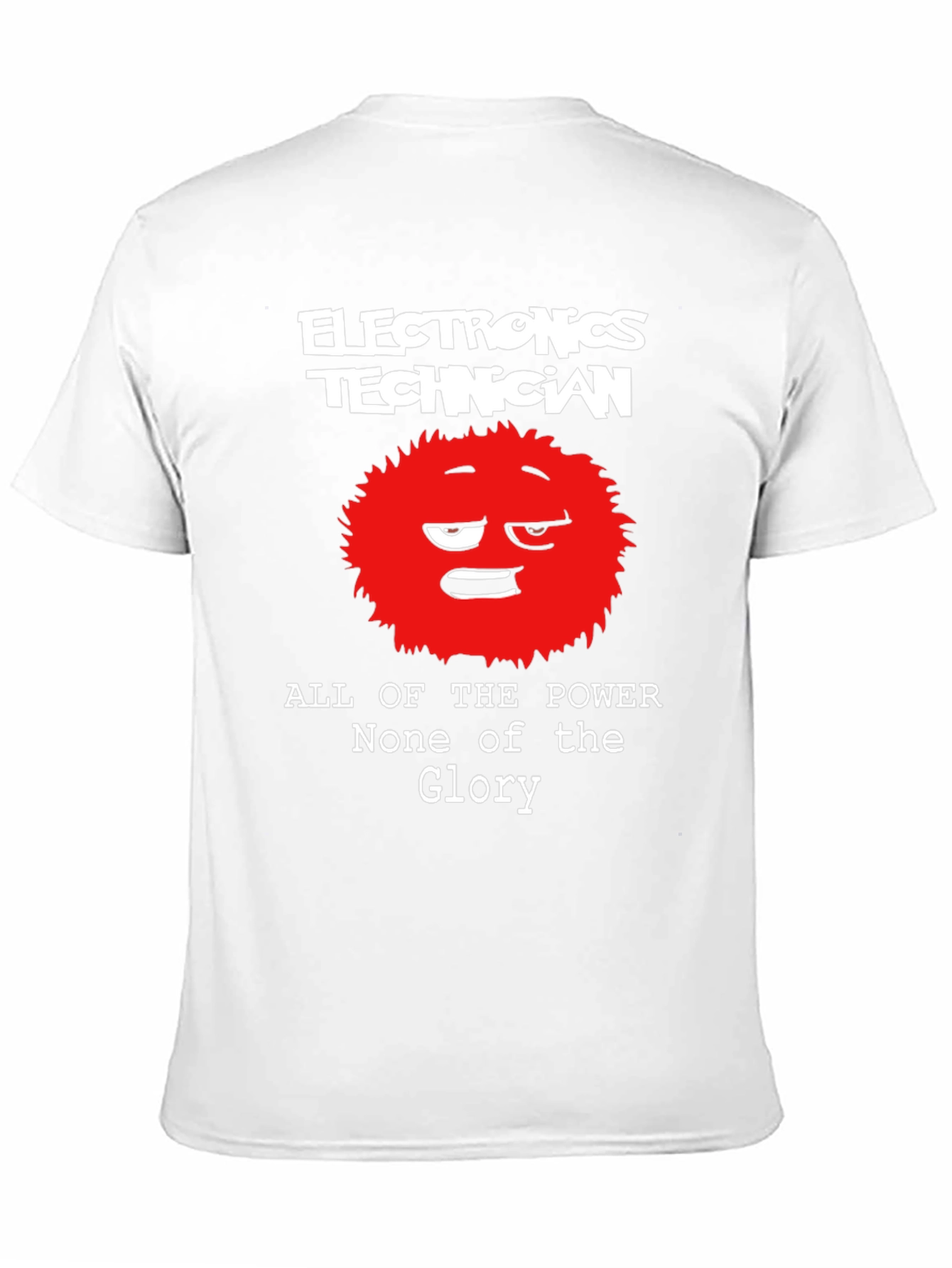 Black Electronics Technician Funny Graphic T-Shirt view 11