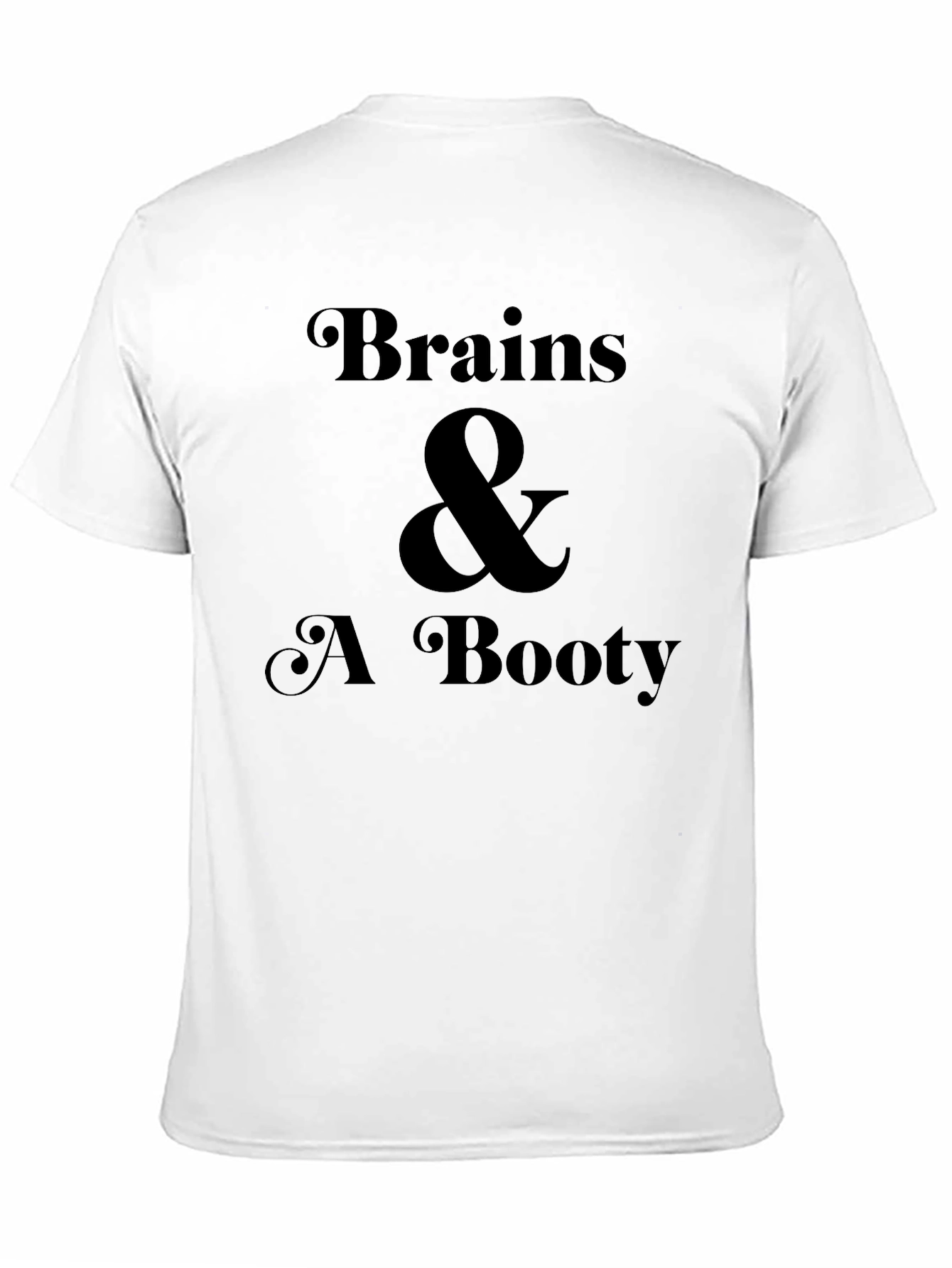 Black Brains & A Booty Black Graphic Tee view 11