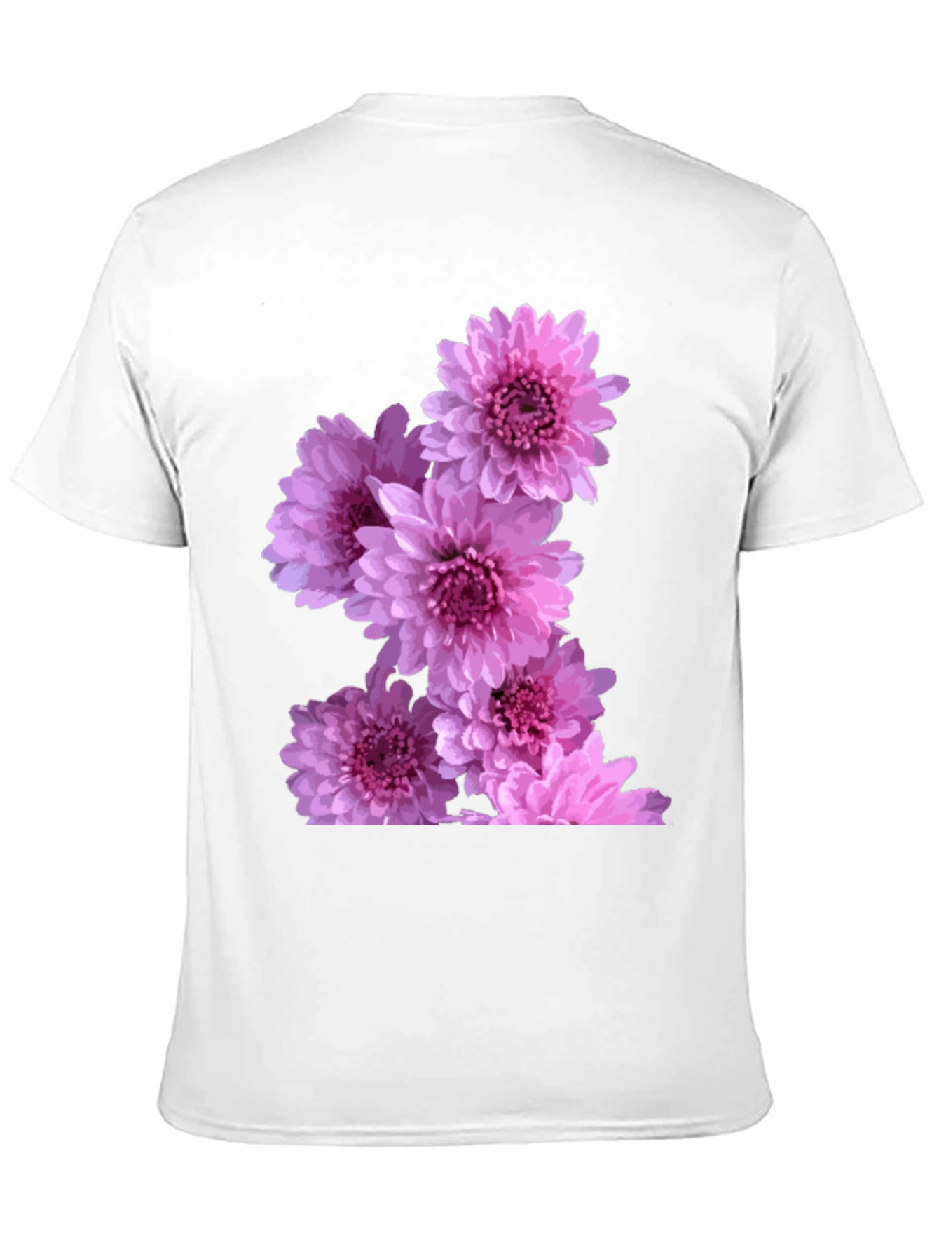 Black Floral Graphic Tee - Black Cotton Comfort view 11