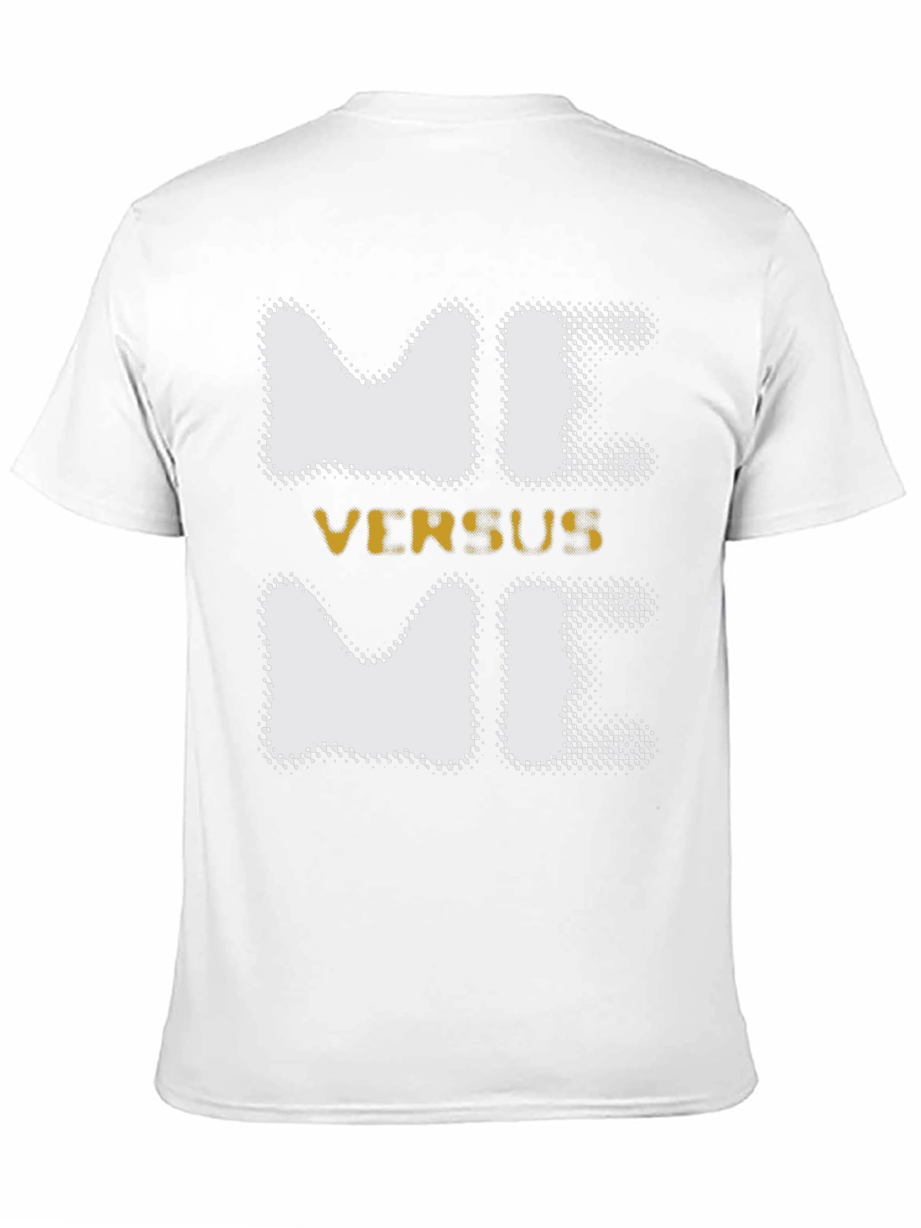 Black Meme Versus Me Graphic Tee view 11