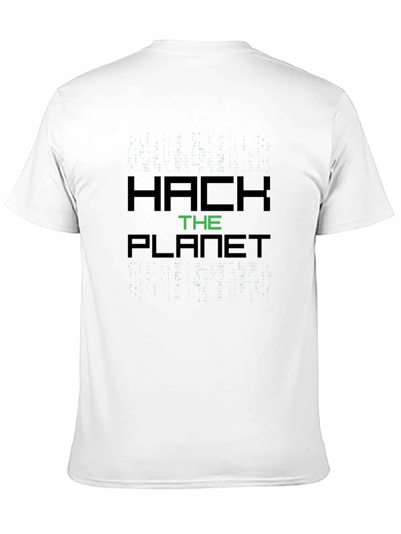 Black Hack the Planet Graphic T-Shirt view 11