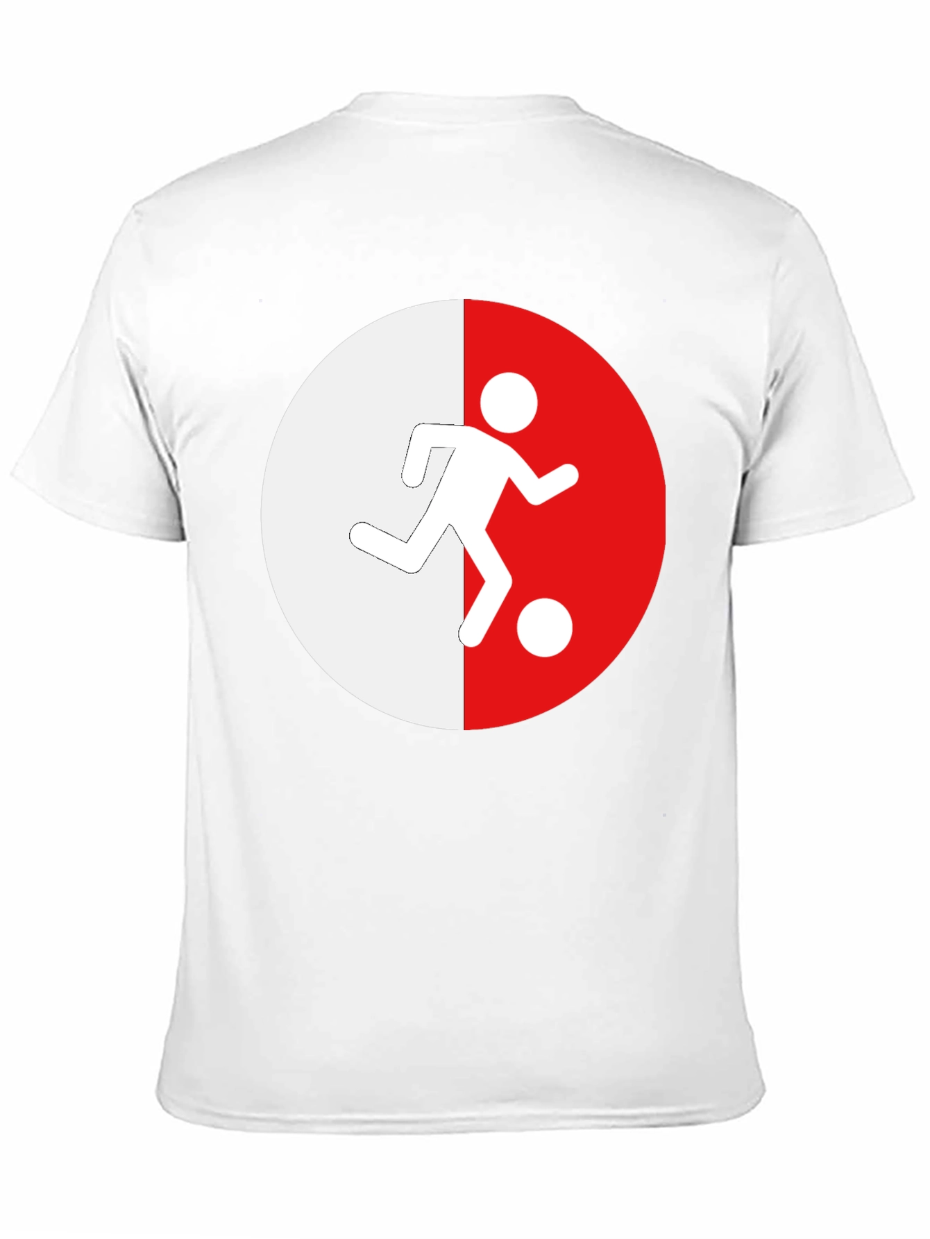 Black Soccer Player Graphic Tee - Black Casual Shirt view 11