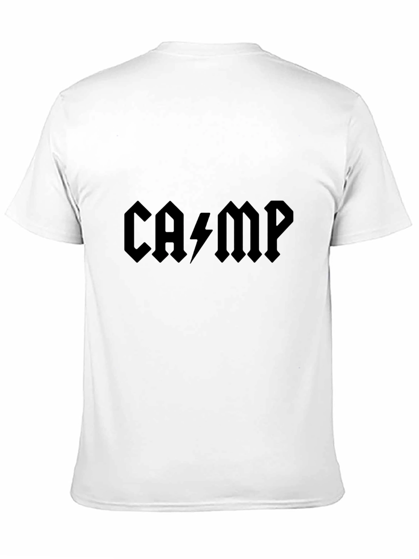 Black Camp T-Shirt - AC/DC Inspired Design view 11