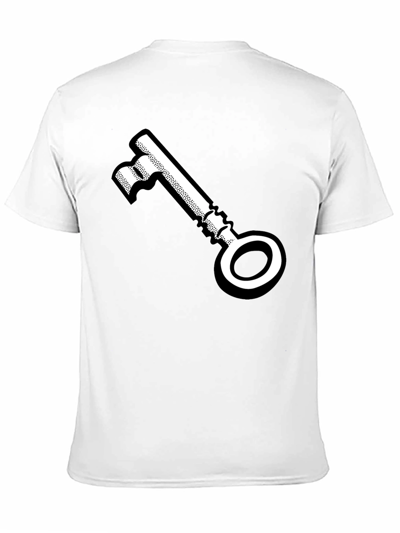 Black Vintage Key Graphic Tee - Unlock Your Style view 11