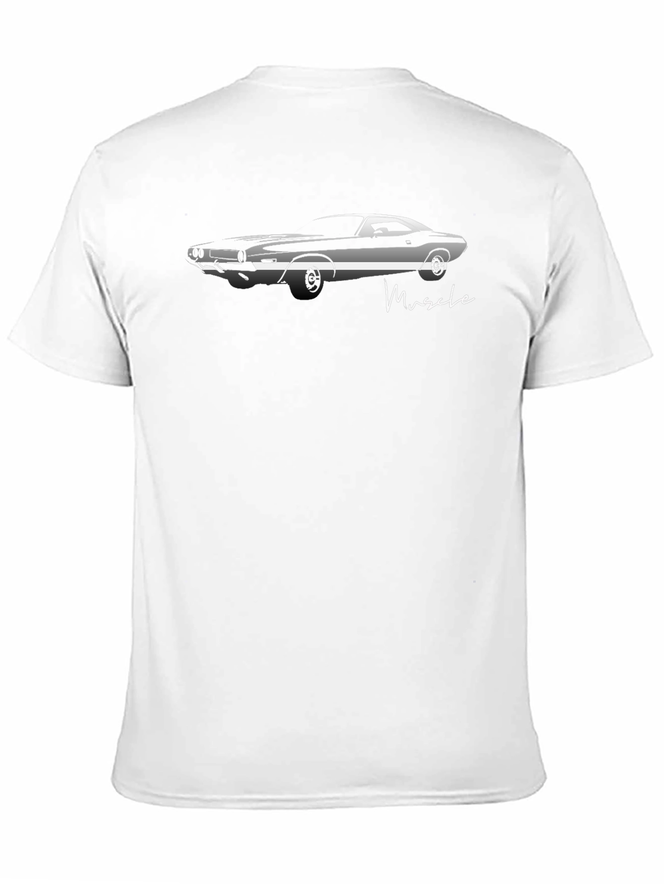 Black Muscle Car T-Shirt view 11