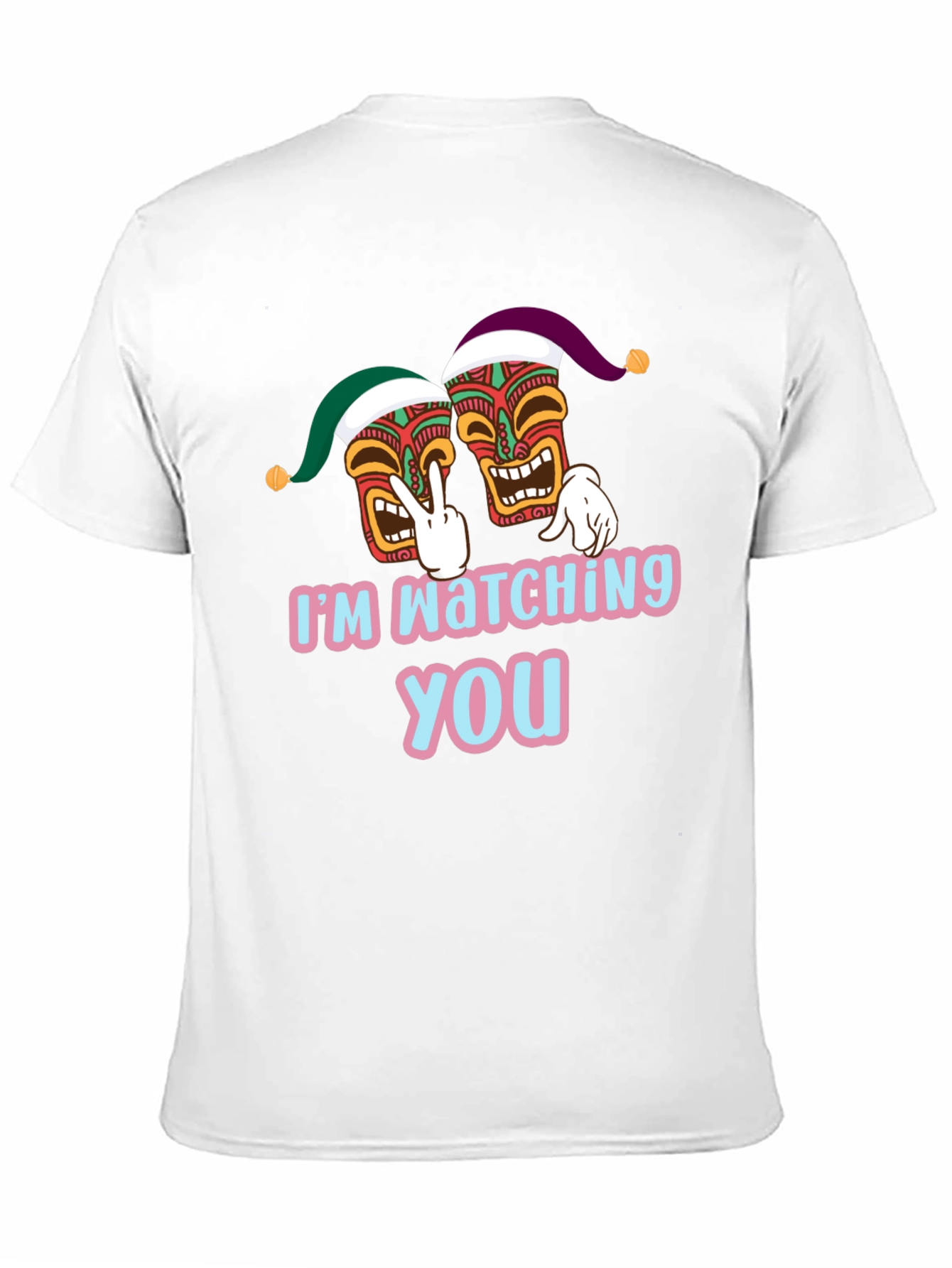 Black I'm Watching You Graphic Tee view 11