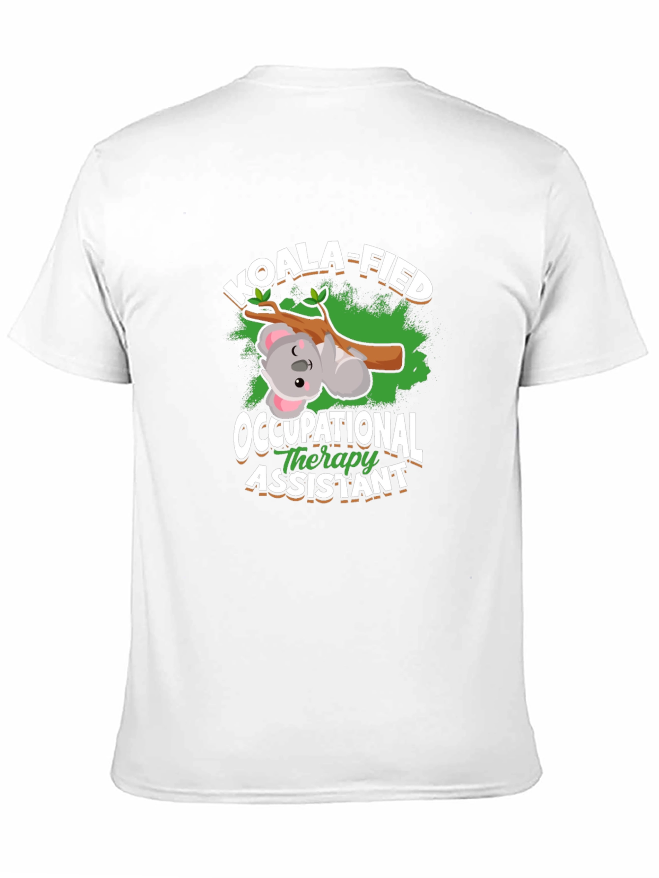 Black Koala-fied Occupational Therapy Assistant T-Shirt view 11