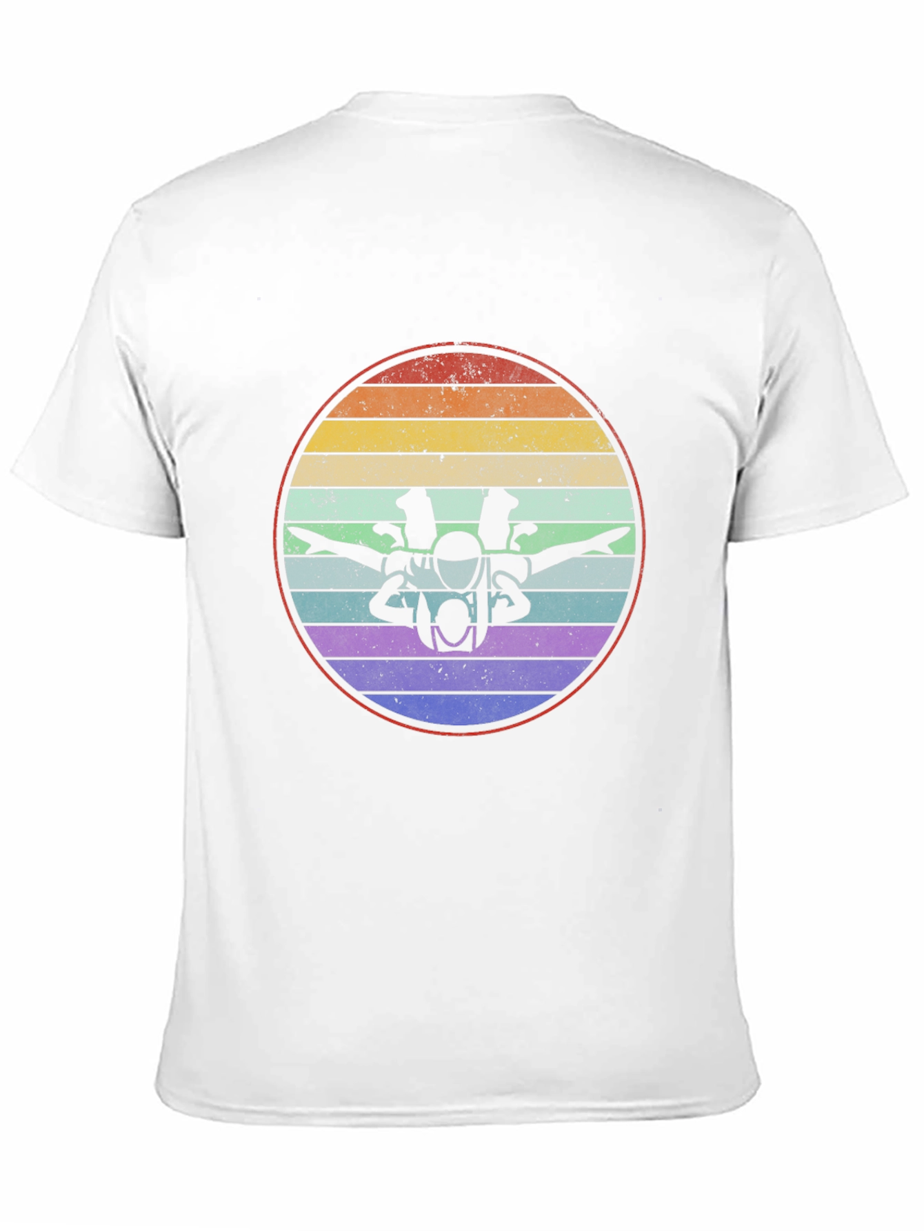 Black Retro Motorcycle T-Shirt view 11