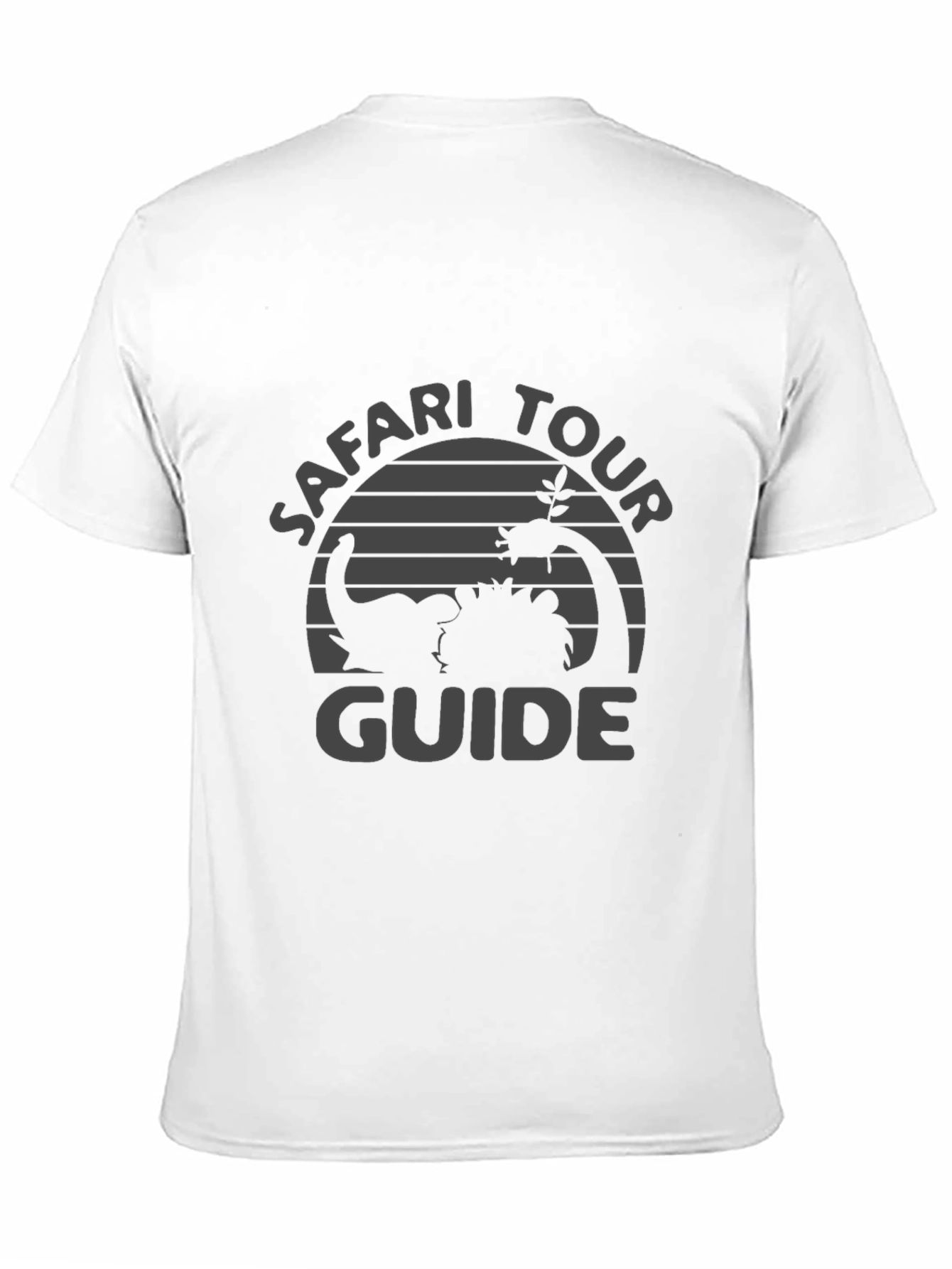 Black Safari Tour Guide T-Shirt - Adventure Awaits! view 11