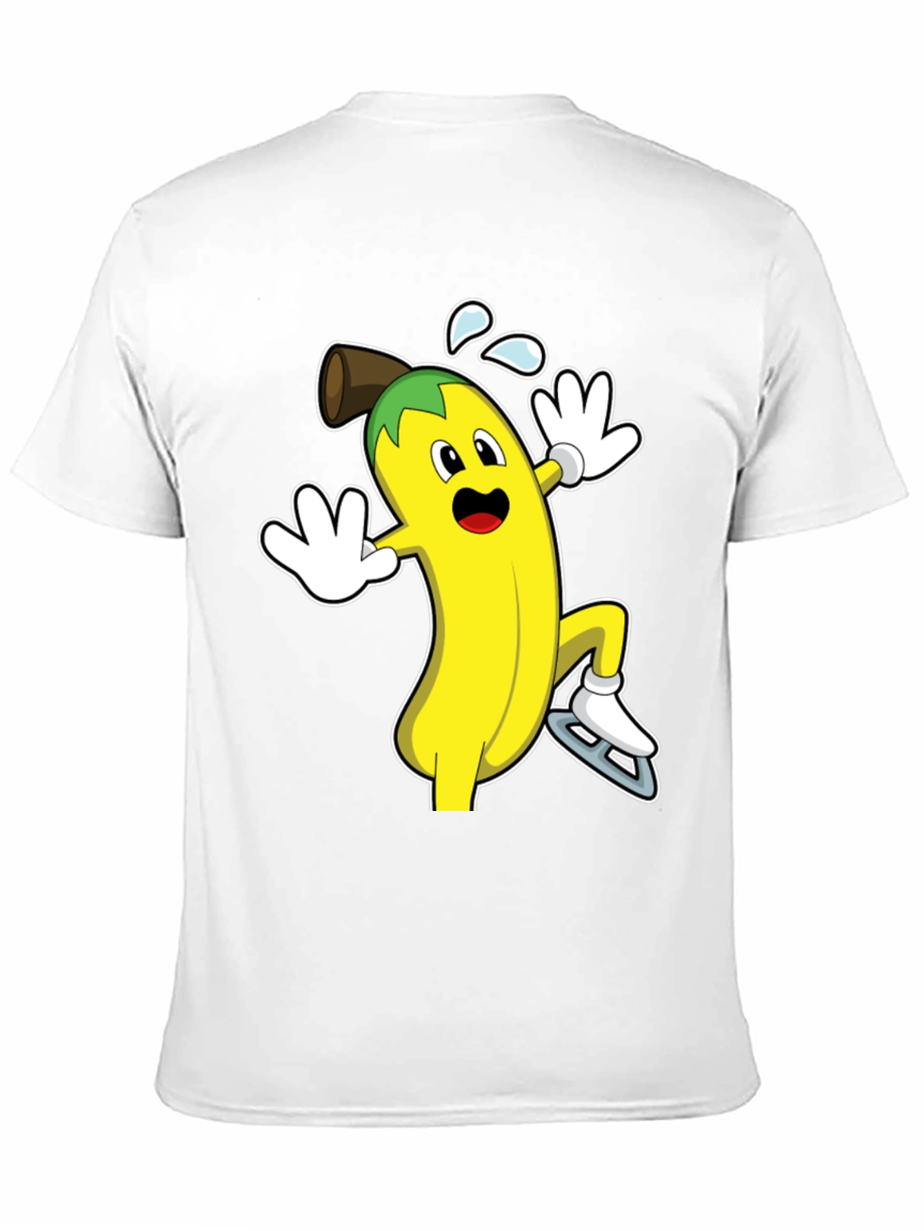 Black Banana Ice Skating T-Shirt - Fun & Unique Design view 11