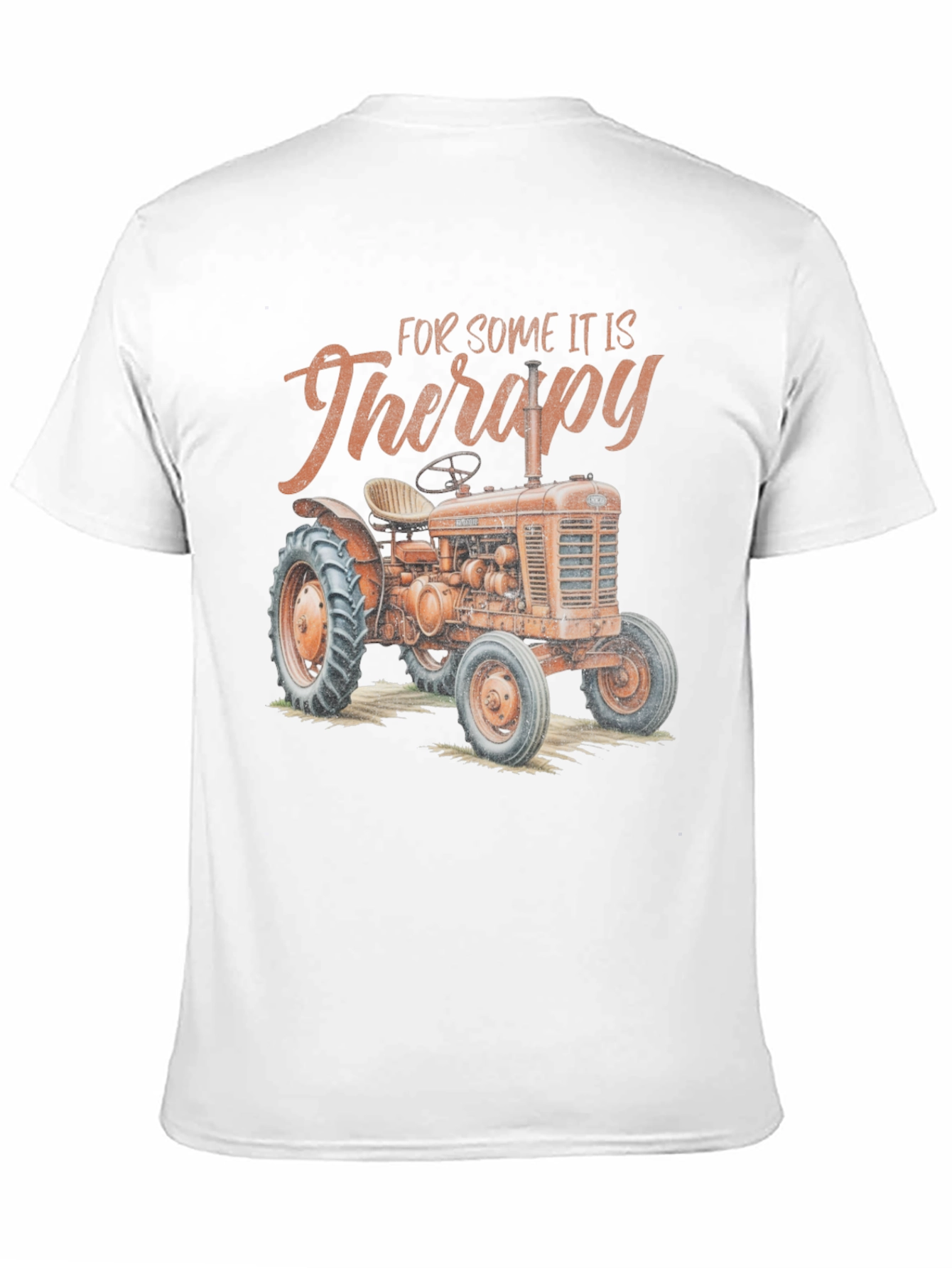 Black Tractor Therapy Graphic T-Shirt view 11