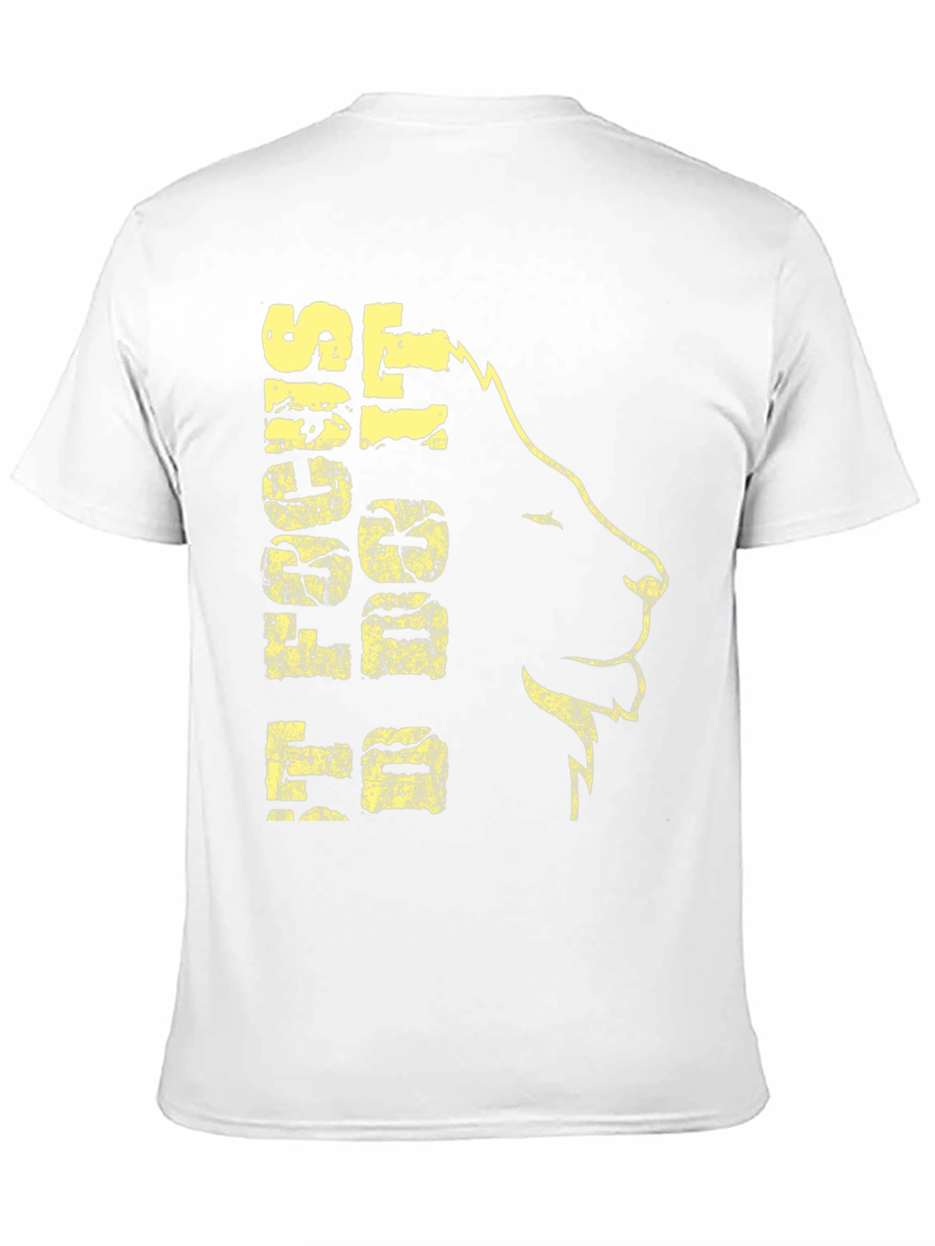 Black Lion Graphic Print T-Shirt - Black view 11