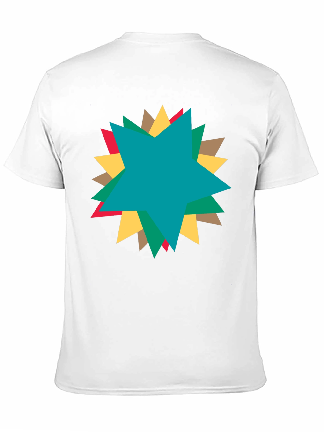 Black Starburst Graphic T-Shirt - Casual Comfort view 11