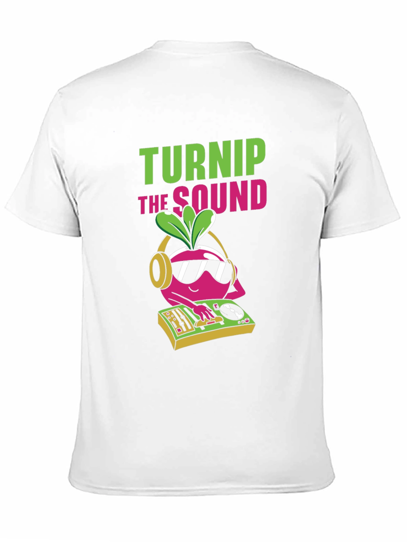 Black Turnip the Sound DJ Graphic T-Shirt view 11