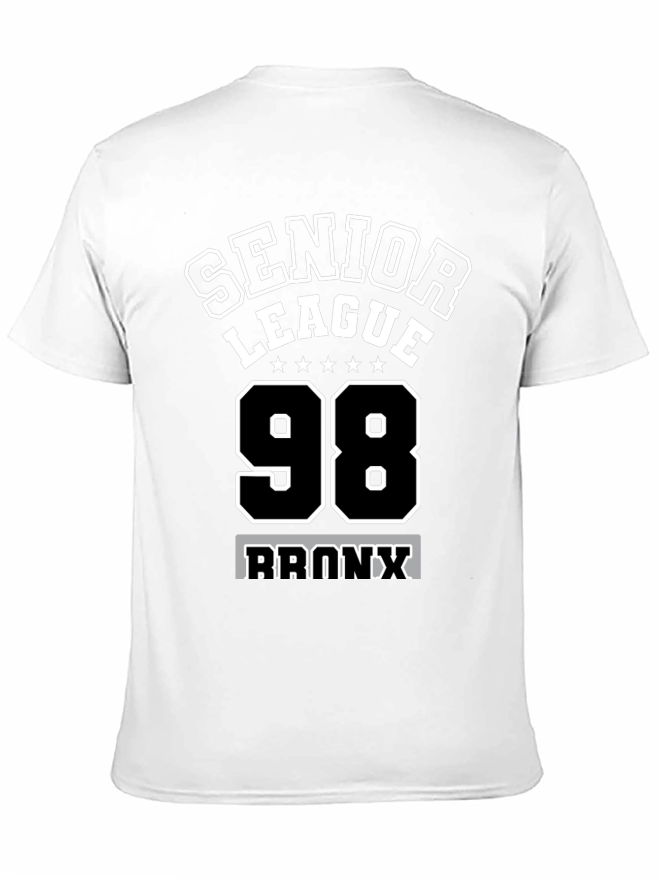 Black Senior League '98 Bronx Black T-Shirt view 11