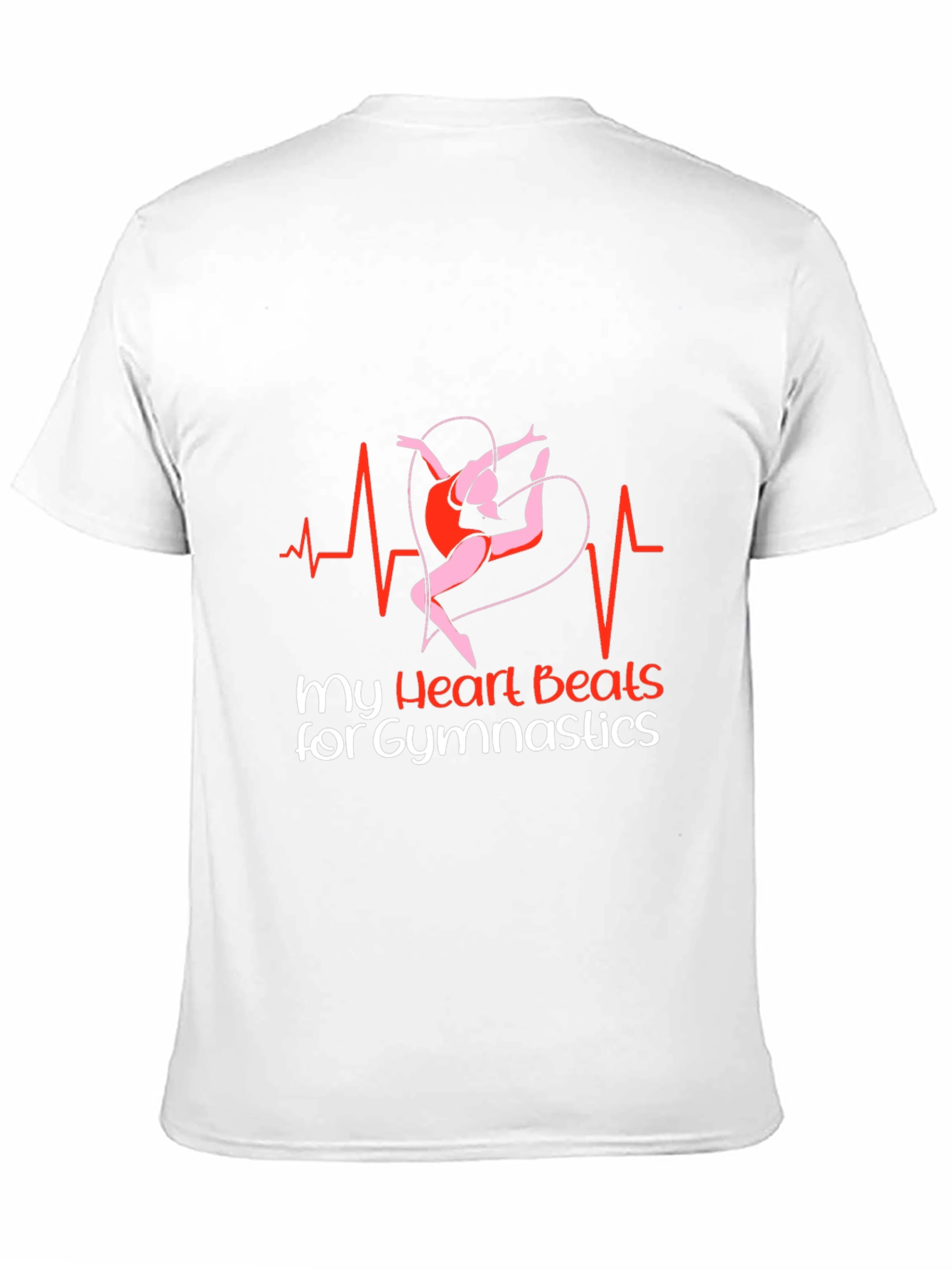 Black Gymnastics Heartbeat T-Shirt view 11