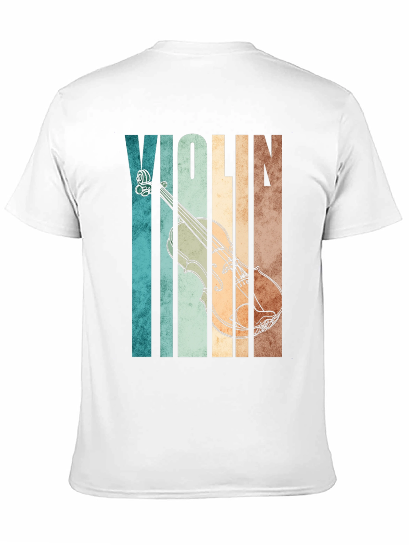 Black Vintage Violin T-Shirt - Music Lover Tee view 11