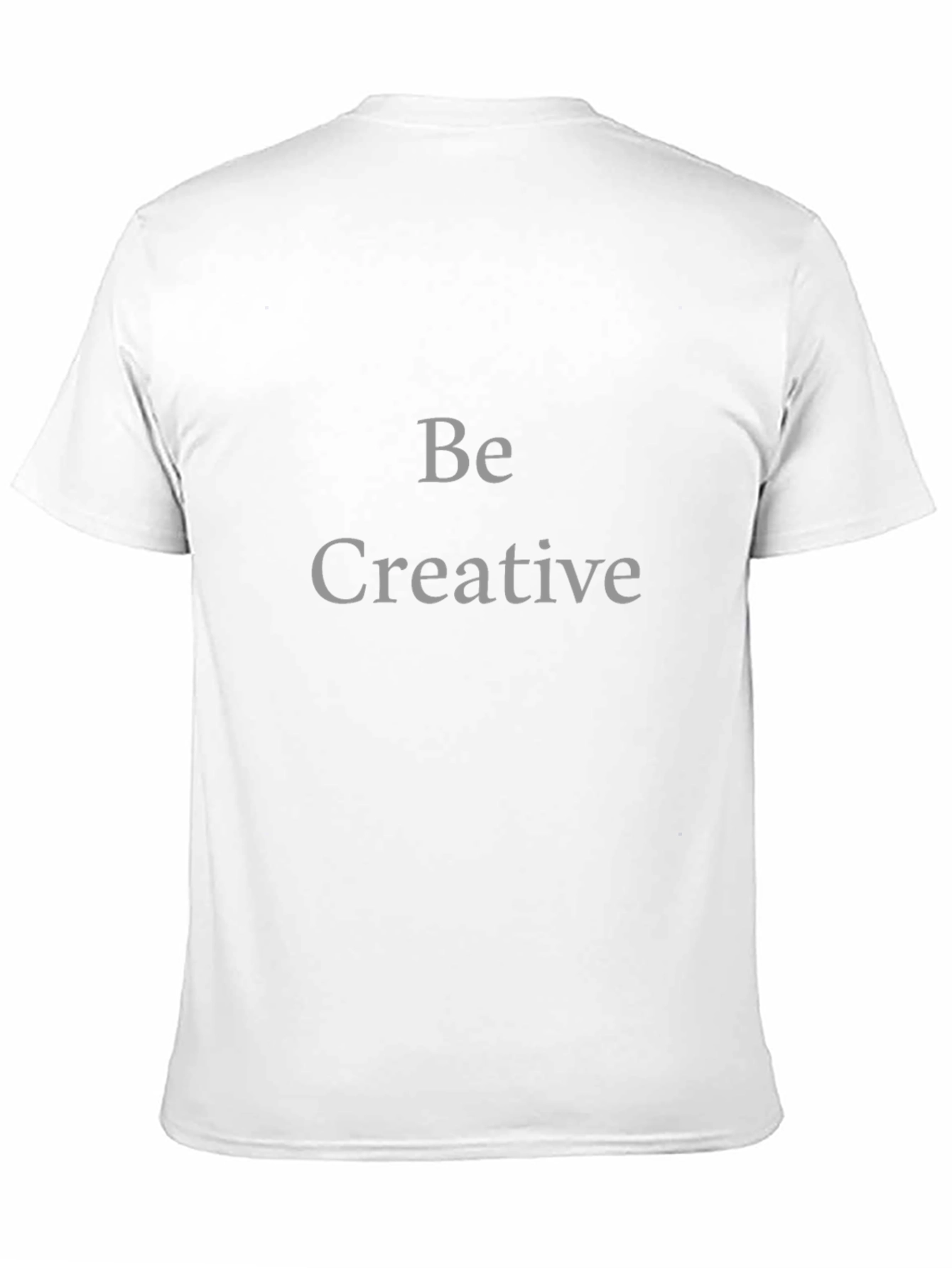 Black Be Creative T-Shirt - Black, Short Sleeve, Unisex view 11