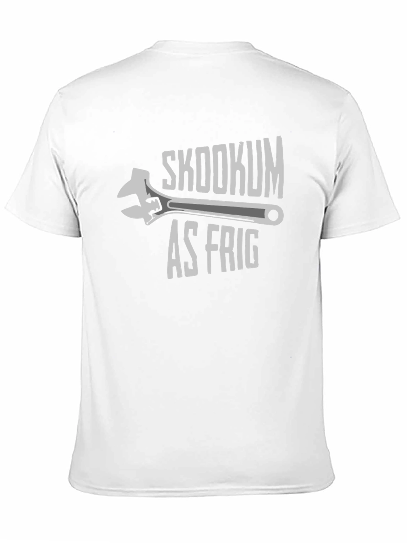 Black Skookum as Frig Wrench Graphic T-Shirt view 11