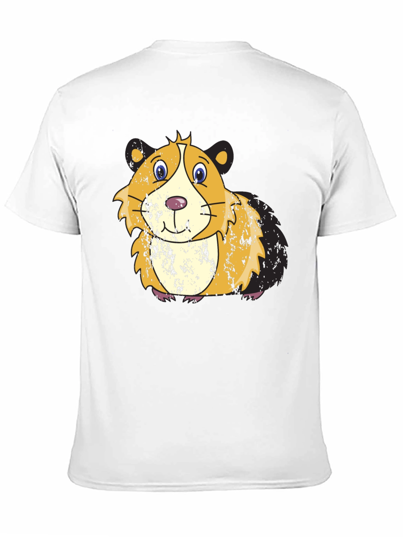 Black Cute Guinea Pig Graphic Tee view 11