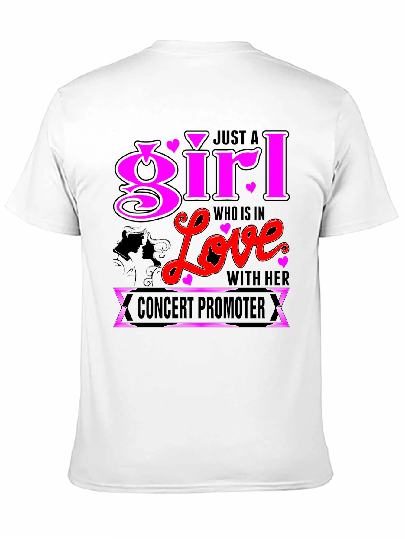 Black Girl In Love With Concert Promoter T-Shirt view 11