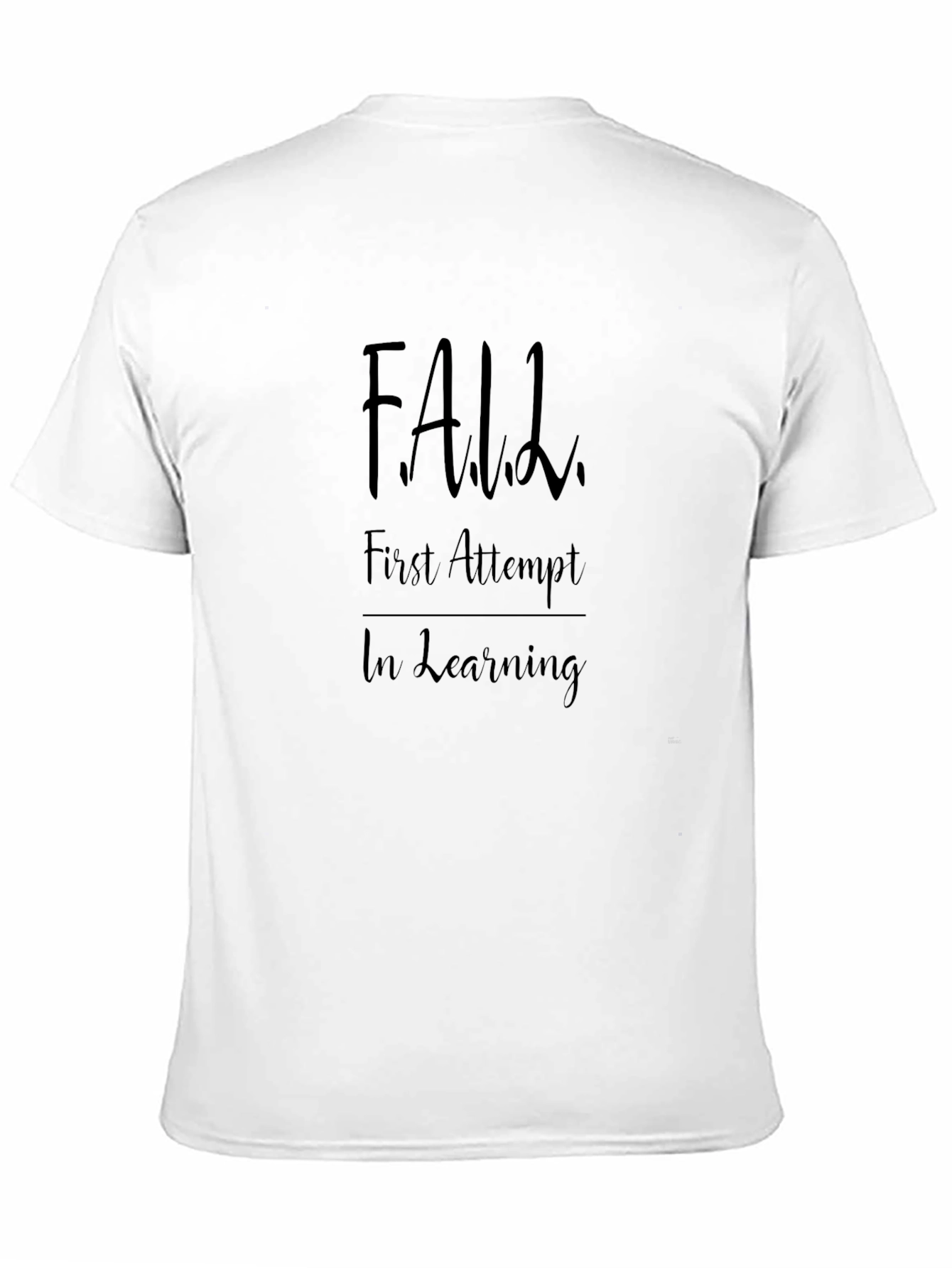 Black FALL First Attempt In Learning Men's Black Tee view 11