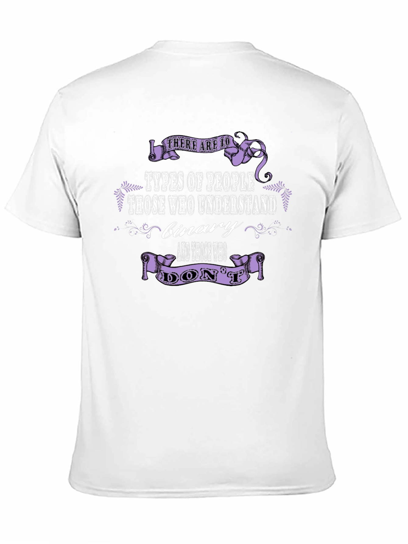 Black Binary Joke T-Shirt - Funny Geek Programmer Tee view 11