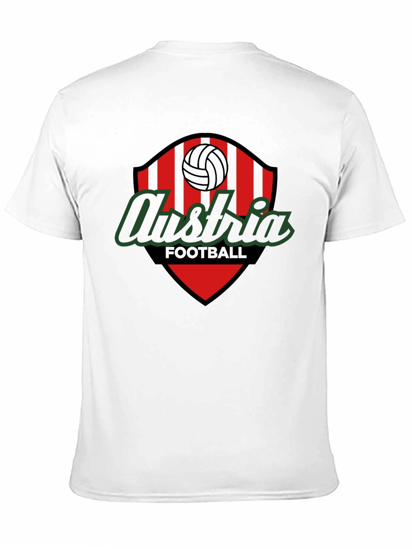 Black Austria Football T-Shirt - Soccer Fan Apparel view 11