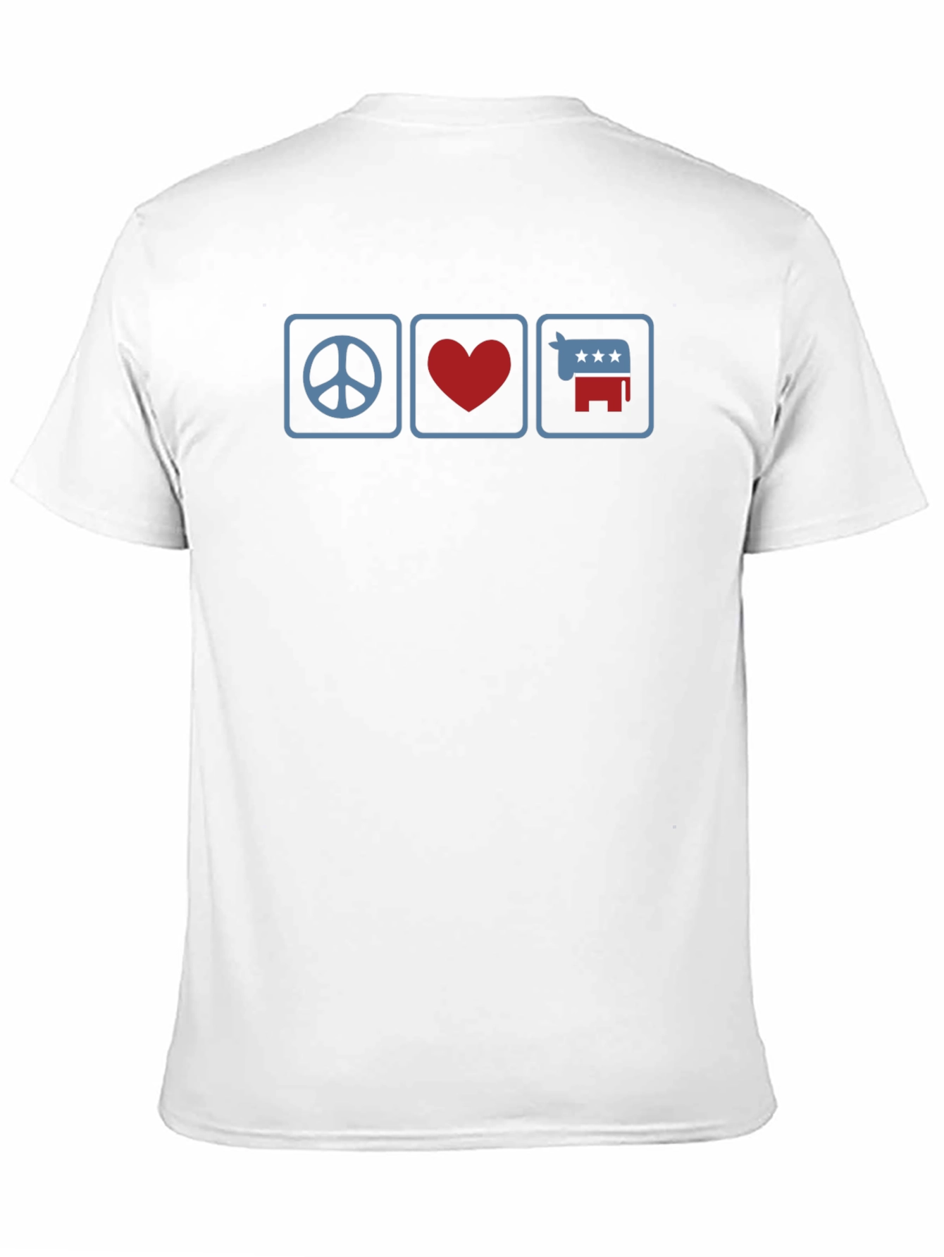 Black Peace Love GOP T-Shirt view 11