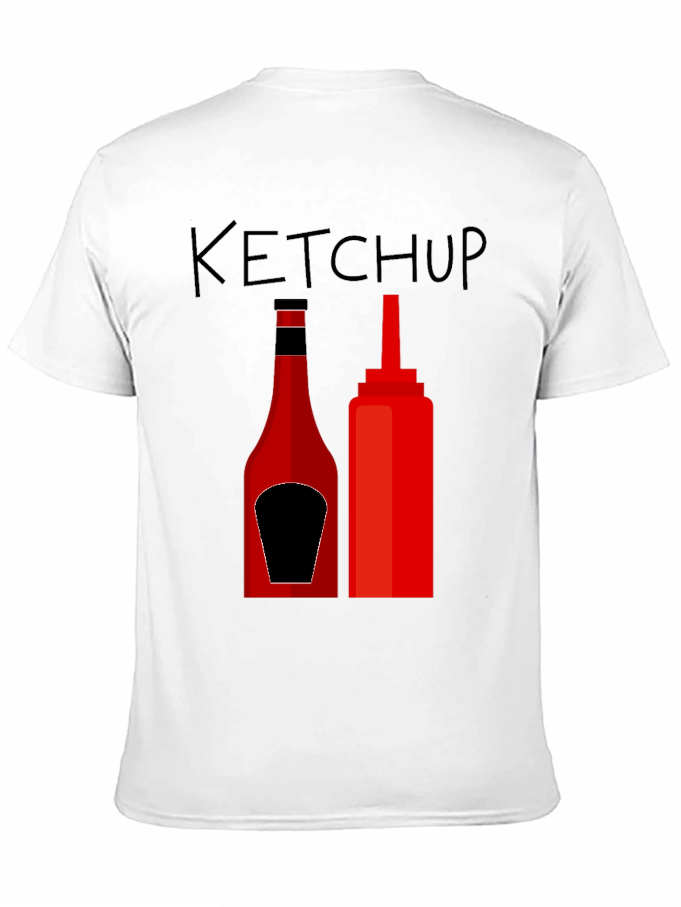 Black Ketchup Graphic Tee - Funny Foodie T-Shirt view 11