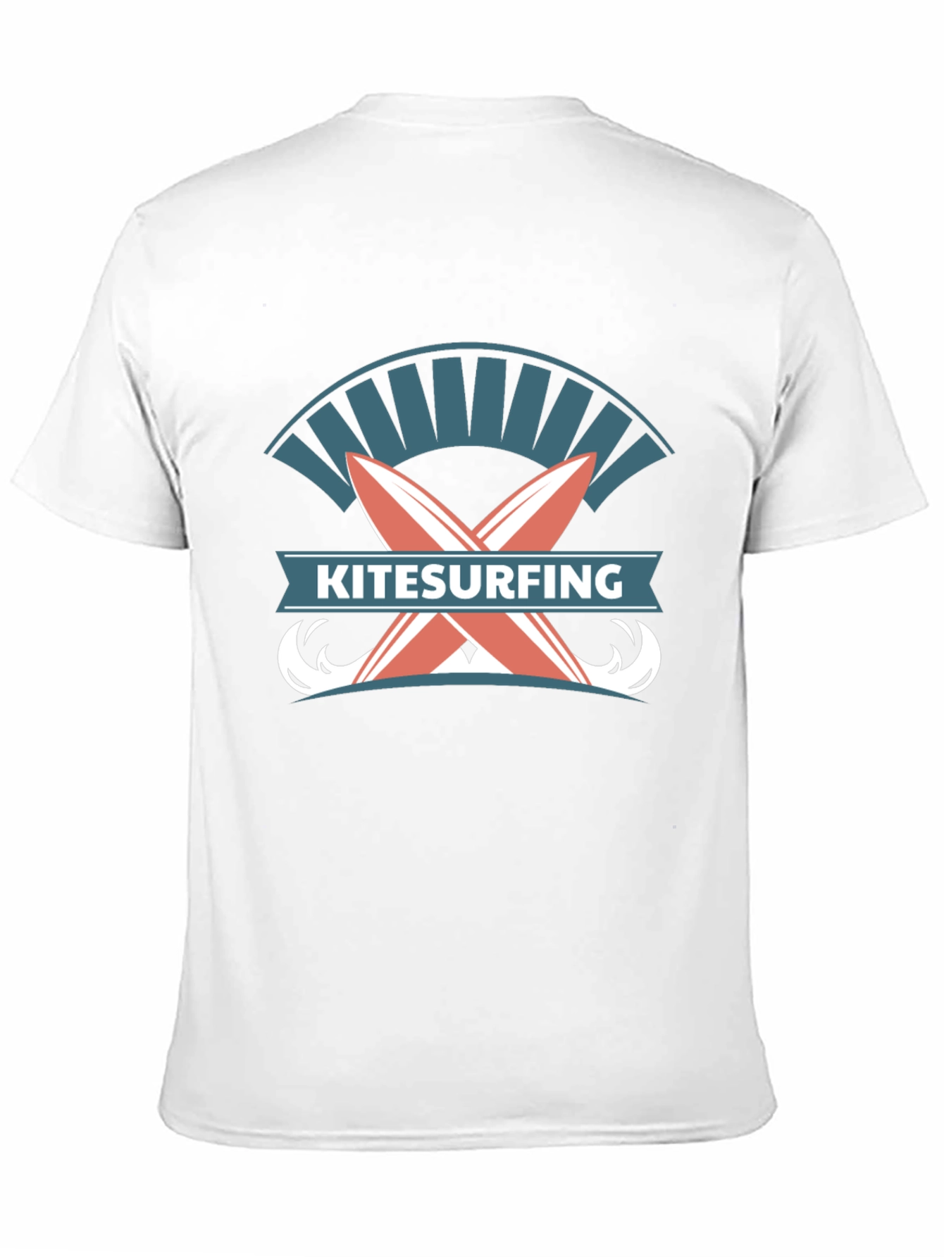 Black Kitesurfing Graphic T-Shirt view 11