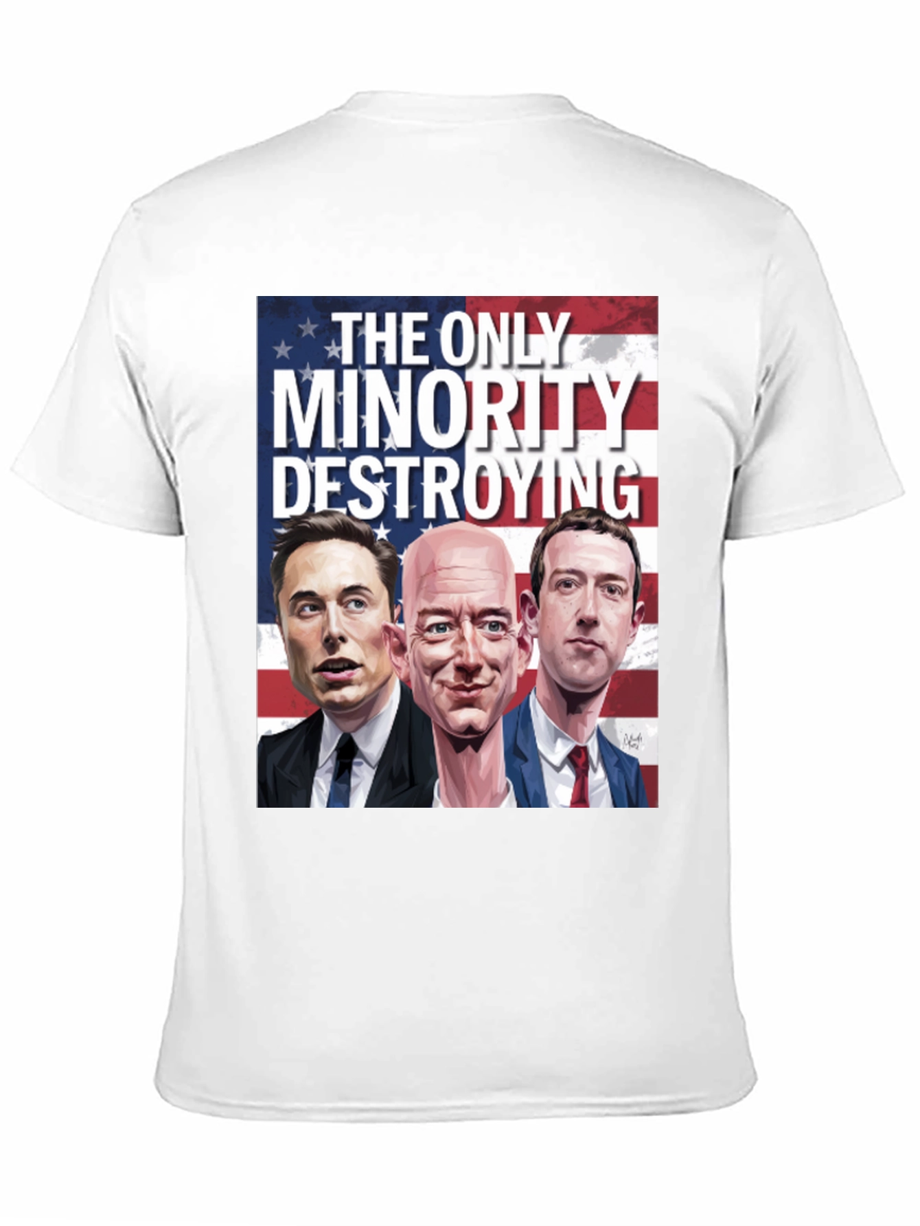 Black The Only Minority T-Shirt view 11