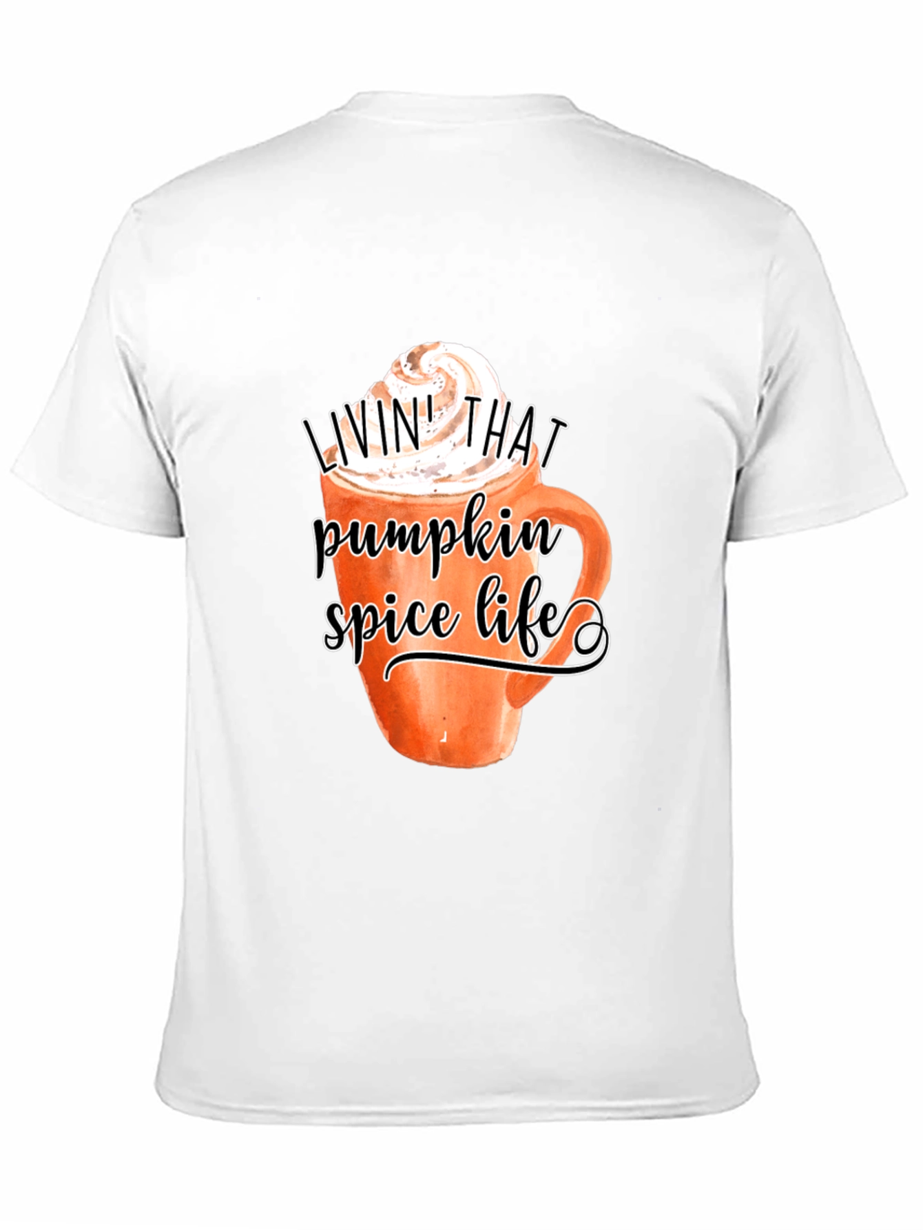 Black Pumpkin Spice Life T-Shirt view 11