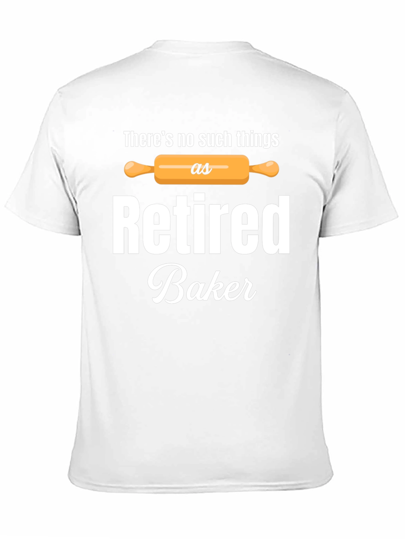 Black Retired Baker T-Shirt - Baking Lover Gift view 11