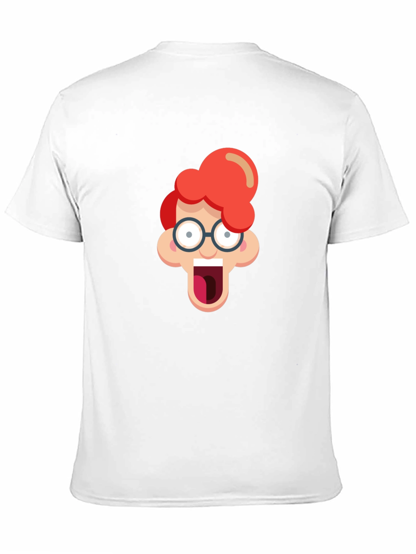 Black Cartoon Nerd Graphic T-Shirt view 11