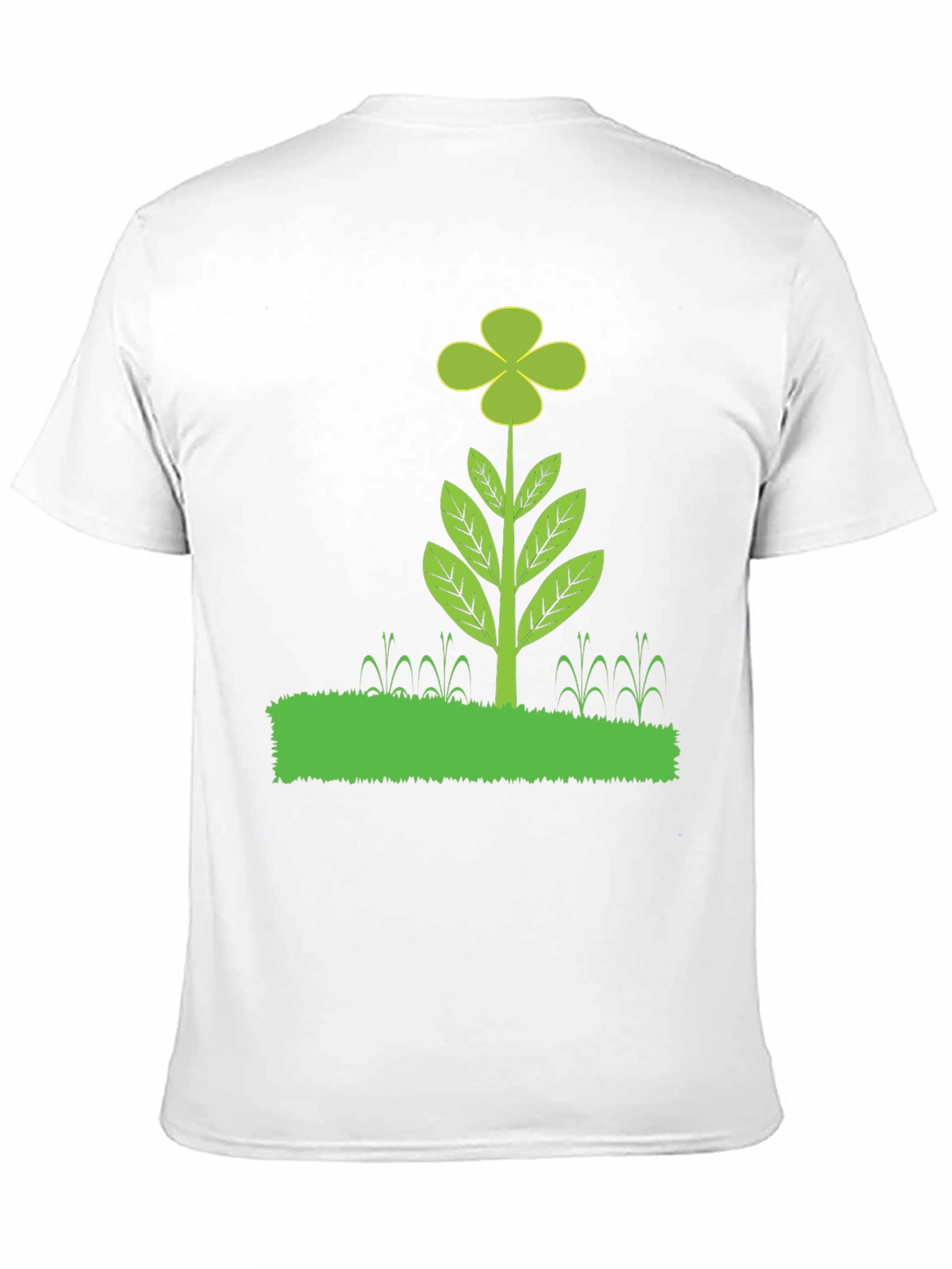 Black Clover Plant Graphic T-Shirt - Black Cotton Blend view 11