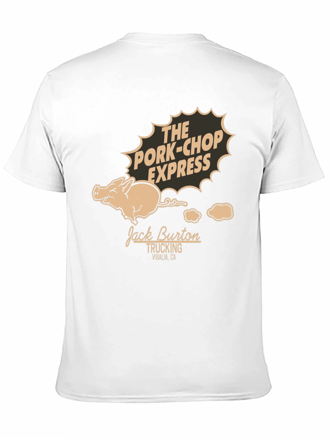 Black Pork-Chop Express T-Shirt - Jack Burton Trucking Tee view 11