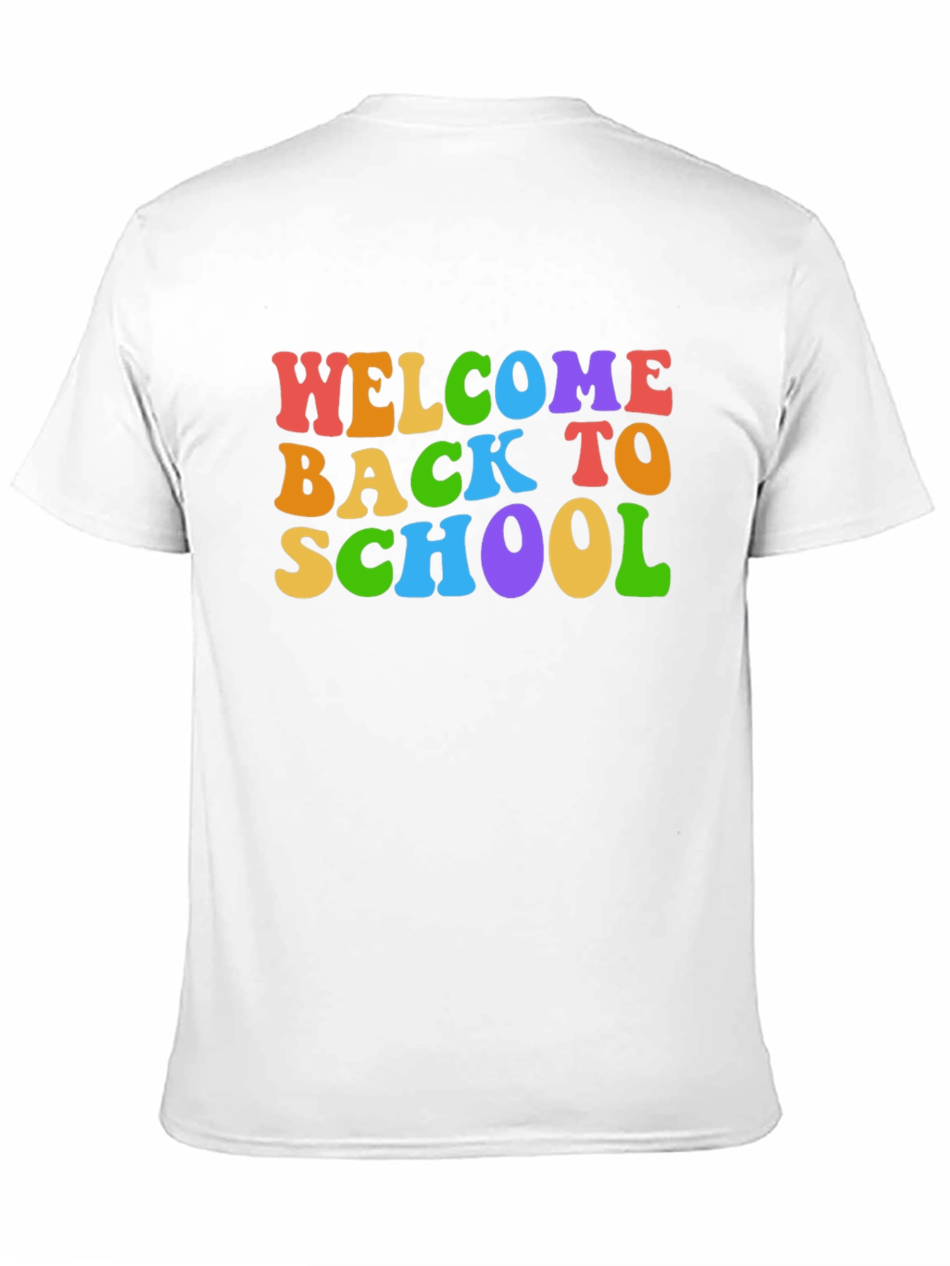 Black Welcome Back to School Retro T-Shirt view 11