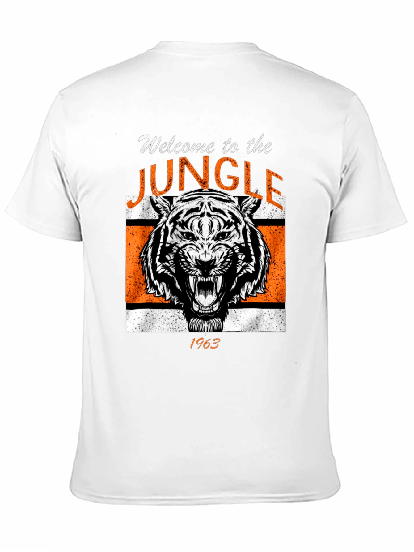 Black Welcome to the Jungle 1963 Tiger Graphic Tee view 11