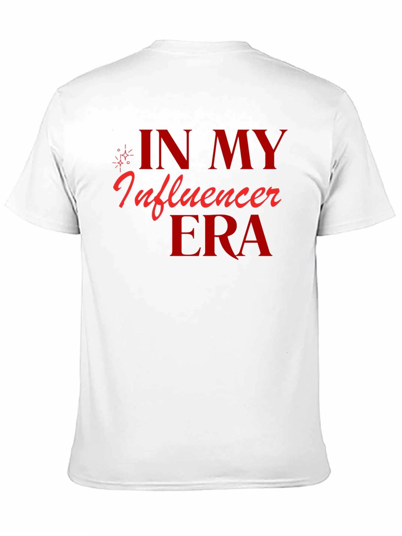 Black In My Influencer Era Graphic Tee - Trendy Black T-Shirt view 11