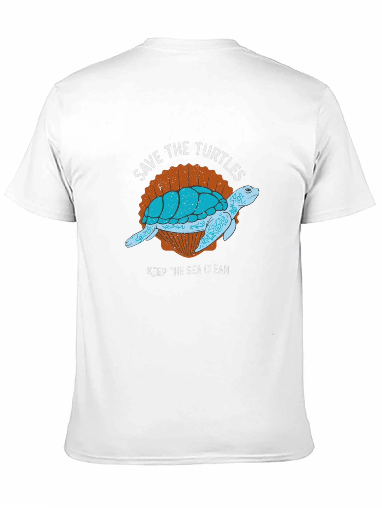 Black Save the Turtles Graphic Tee - Keep the Sea Clean view 11