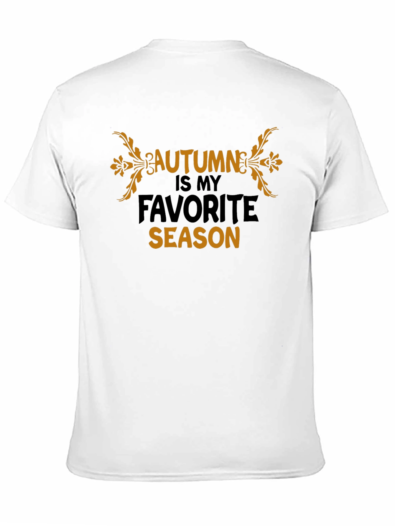 Black Autumn Is My Favorite Season Graphic Tee view 11