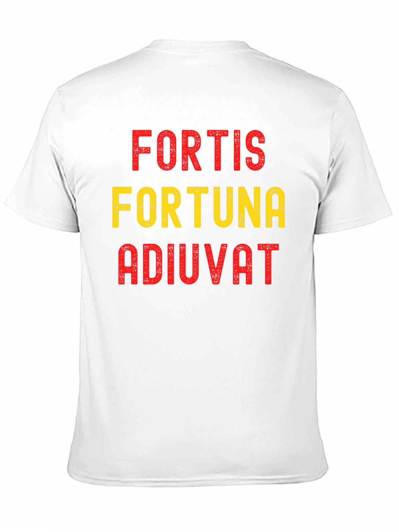 Black Fortis Fortuna Adiuvat Graphic Tee - Be Bold and Lucky! view 11