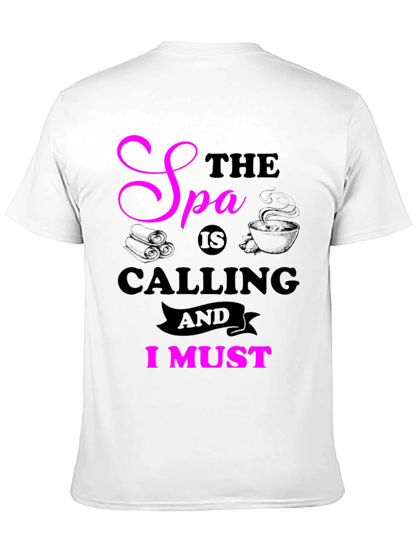 Black Spa Calling T-Shirt view 11