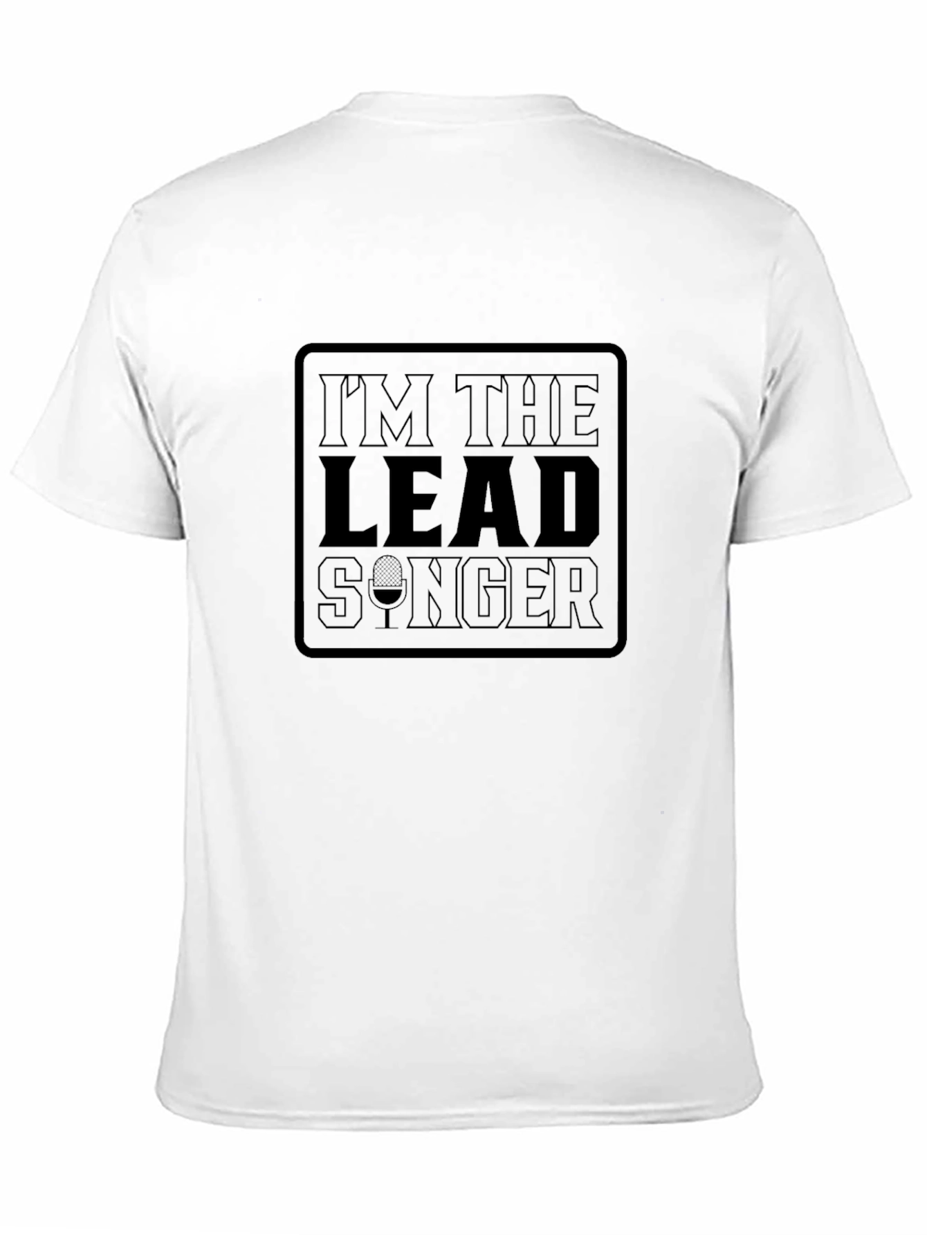 Black Lead Singer T-Shirt - Musical Humor Tee view 11