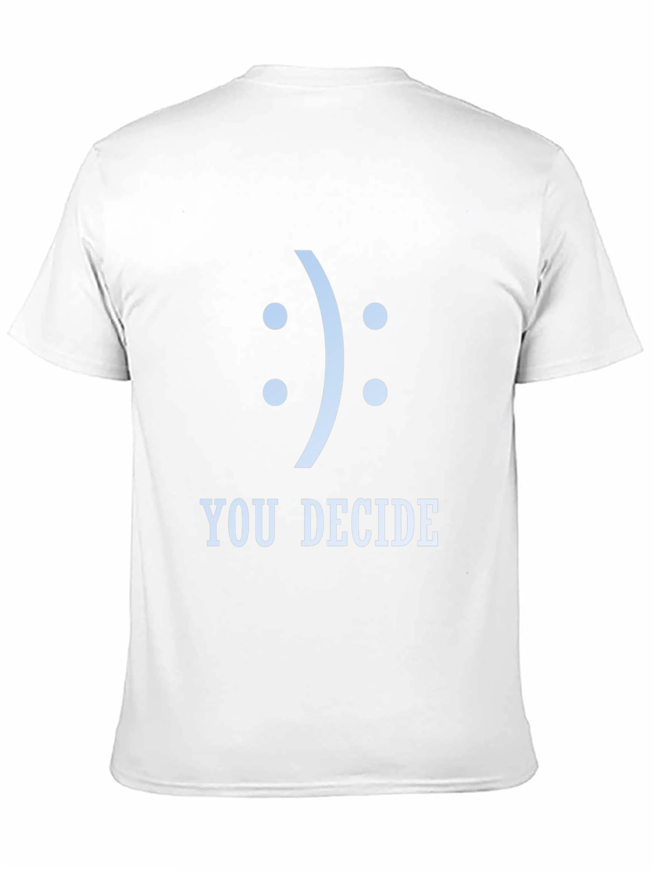 Black You Decide Graphic Tee - Unisex Black T-Shirt view 11