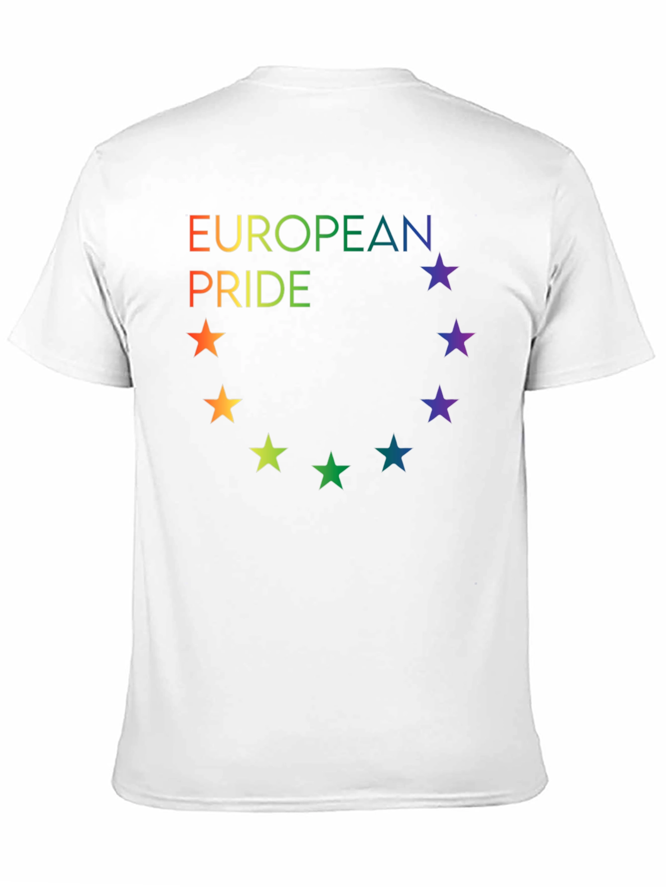 European Pride Rainbow Star T-Shirt - 11